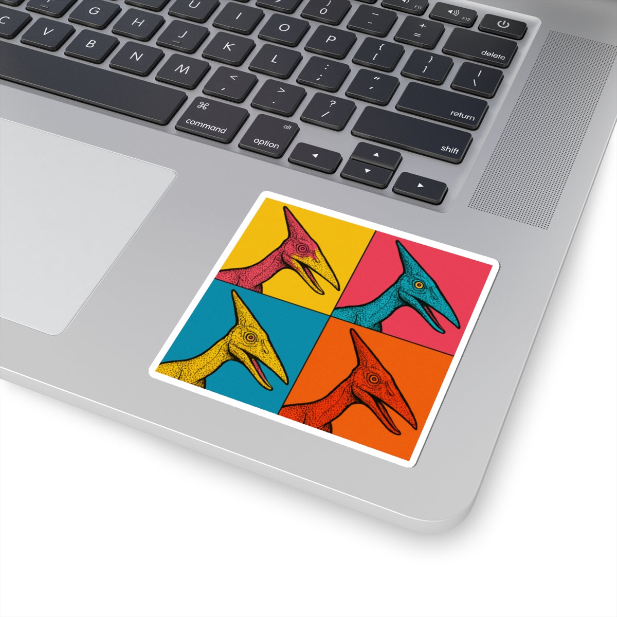 Colorful Pterosaur Kiss-Cut Stickers | Fun Decor for Laptops, Journals, Kids' Rooms, Party Favors, Gifts | Dinosaur Themed Stickers