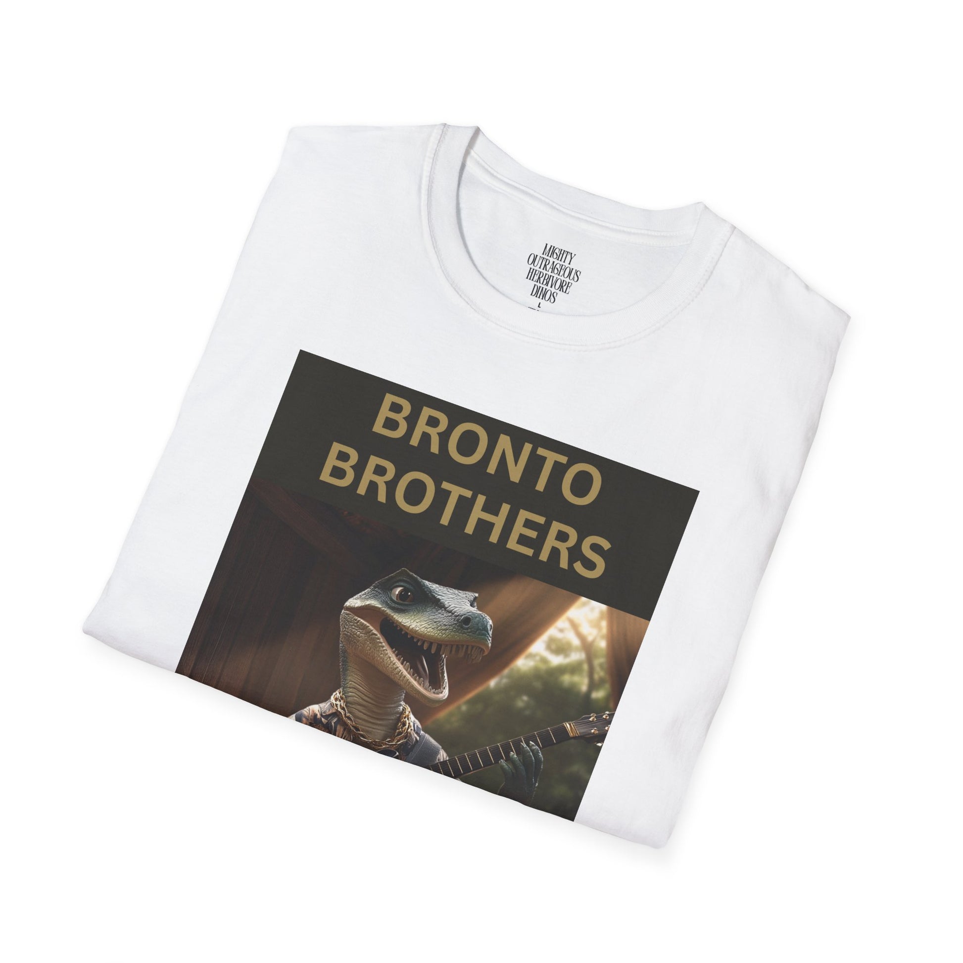 T-Shirt of Velociraptor Dinosaur featuring Axe Raptor with 2025 Band Tour Dates