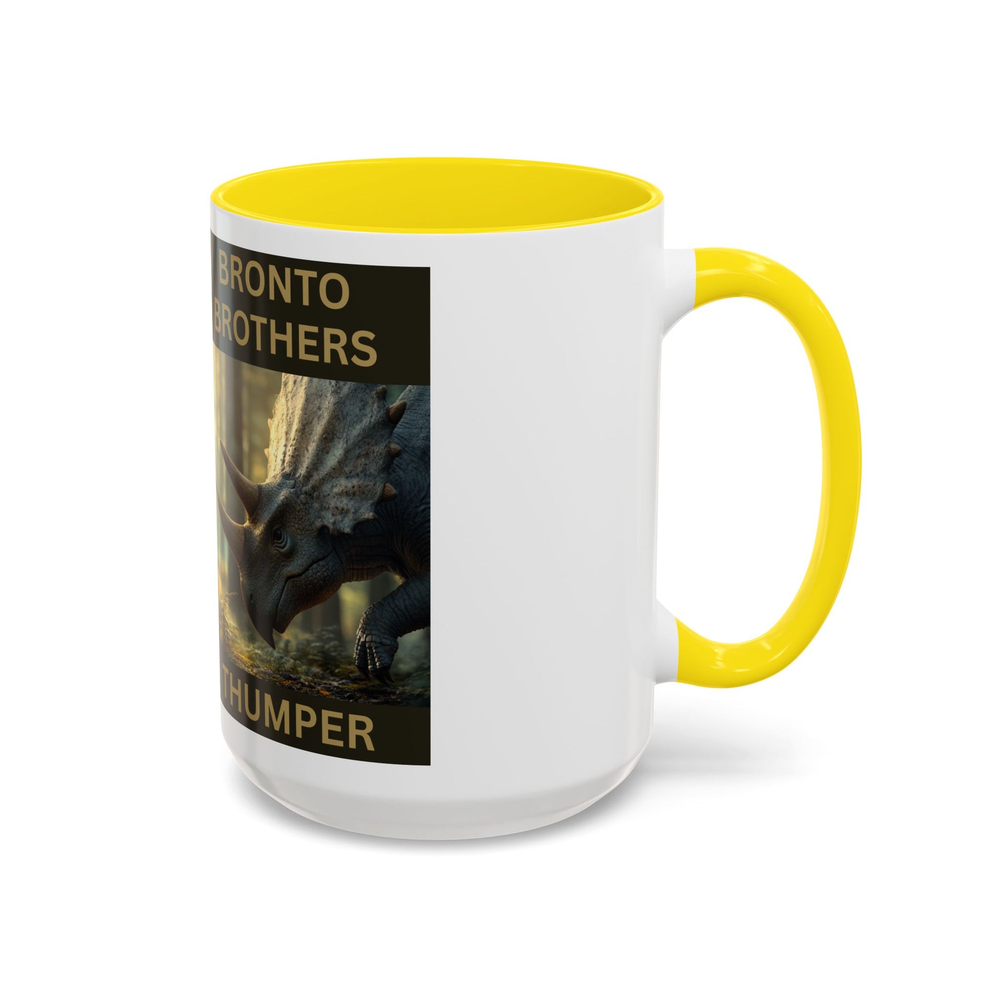 Thumper the Drummer Bronto Brothers Collector Dinosaur Mug