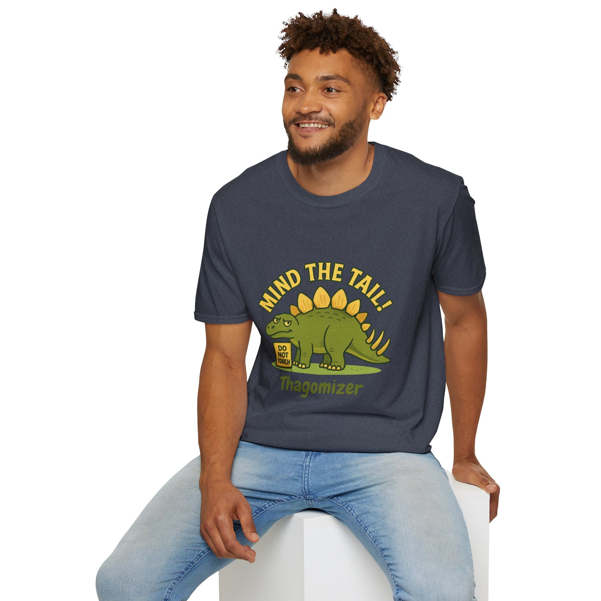 Playful Dinosaur Tee, Funny T-Shirt, Sarcasm Humor Shirt, Gift for Dinosaurs Lovers, Birthday, Funny Casual Wear