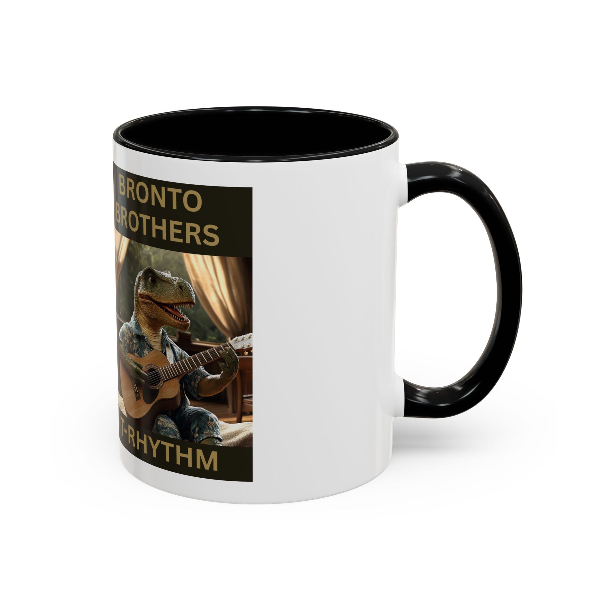 T-Rhythm Collector Dinosaur Coffee Mug - Fun Dino Design for Music Lovers