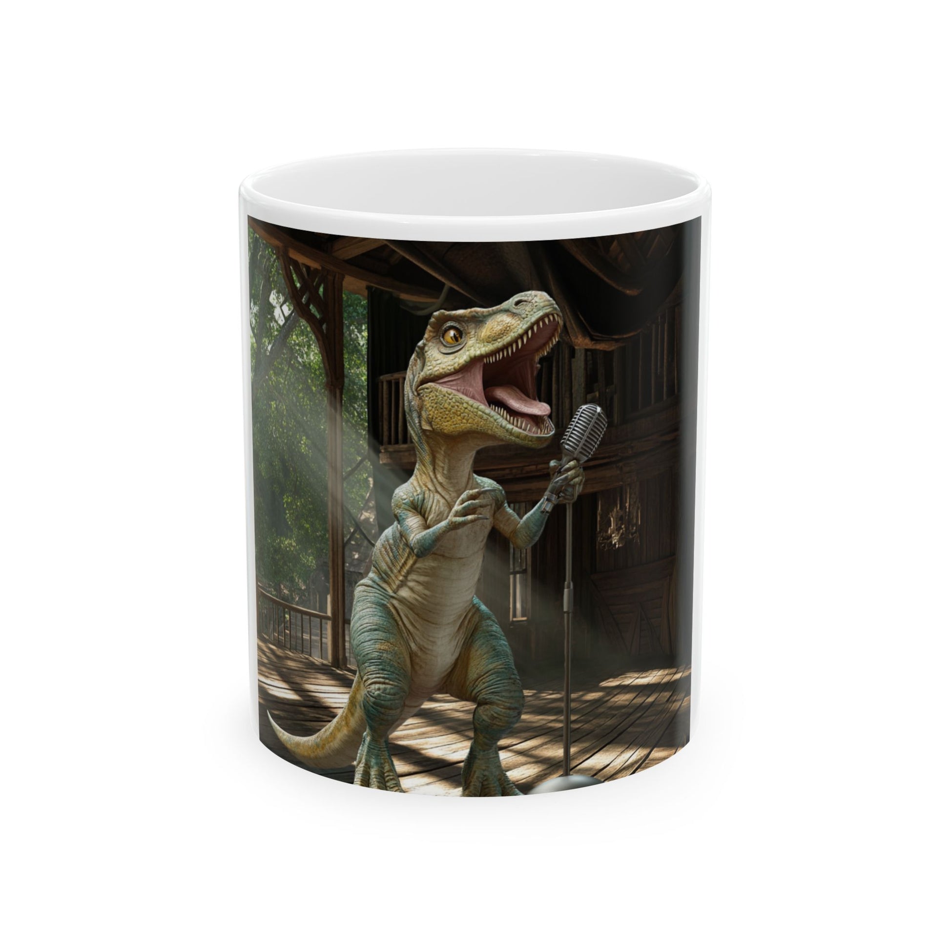 Raptor Rex, T-Rex Dinosaur Mug,