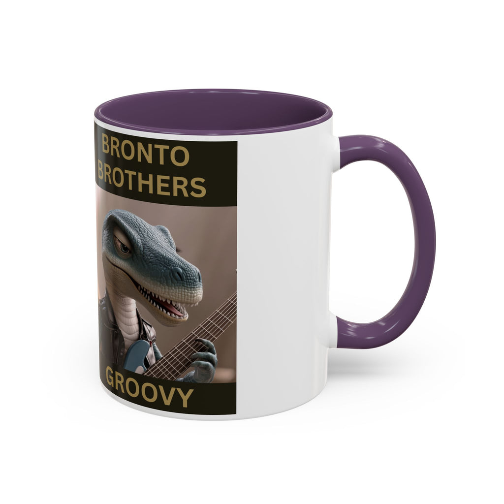 Groovy Groove Bronto Brothers Collector Dinosaur Coffee Mug for Music Lovers
