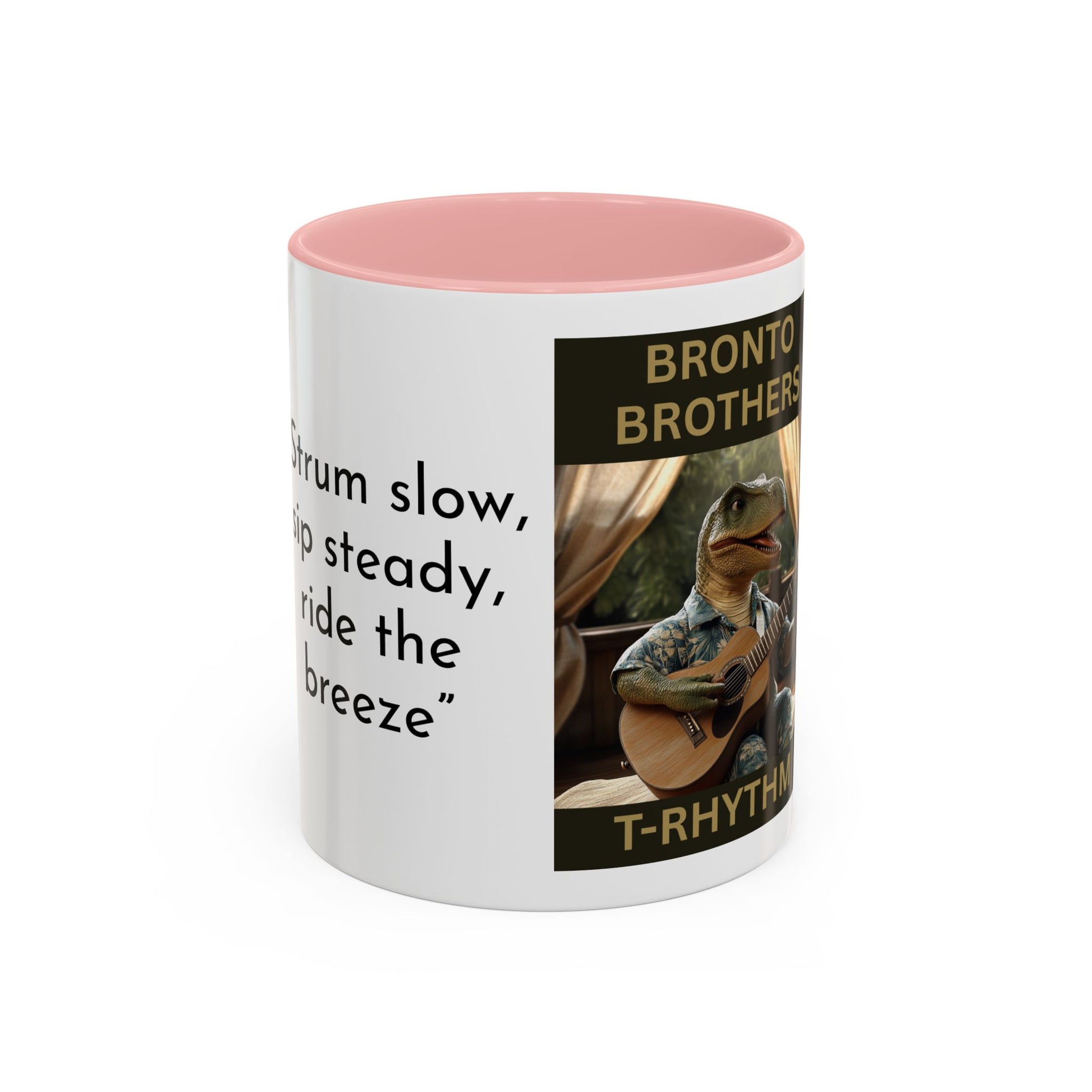 T-Rhythm Collector Dinosaur Coffee Mug - Fun Dino Design for Music Lovers