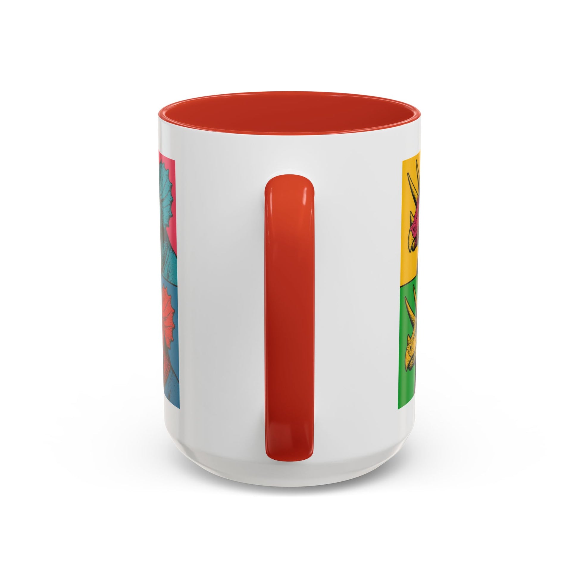 Colorful Triceratops Accent Coffee Mug - Funky Dinosaur Mug, Gift for Dino Lovers, Pop Art Coffee Cup, Holiday or Birthday Gift, Cute [...]
