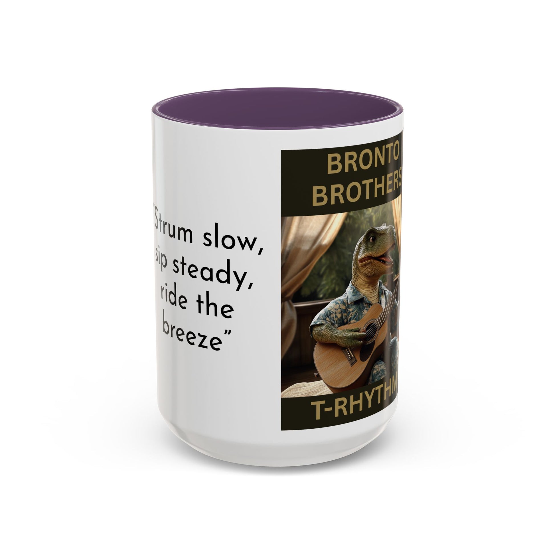 T-Rhythm Collector Dinosaur Coffee Mug - Fun Dino Design for Music Lovers
