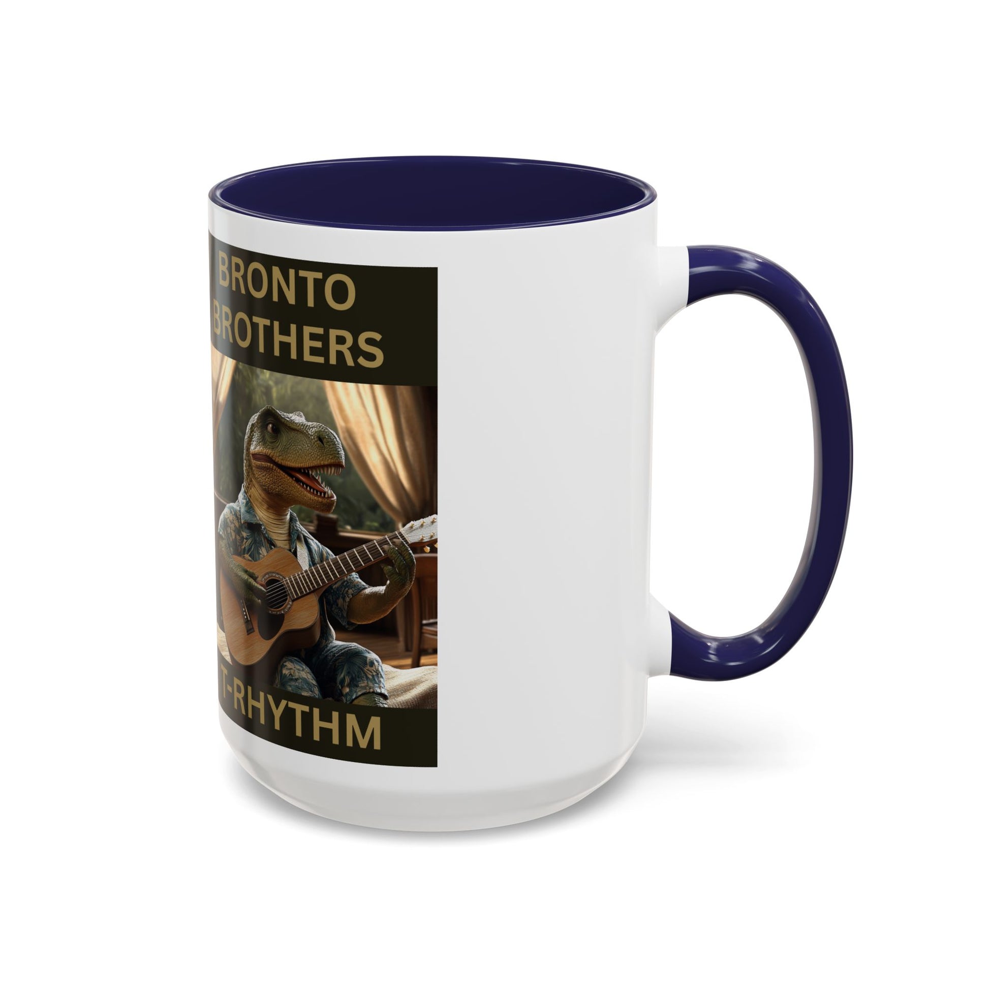 T-Rhythm Collector Dinosaur Coffee Mug - Fun Dino Design for Music Lovers