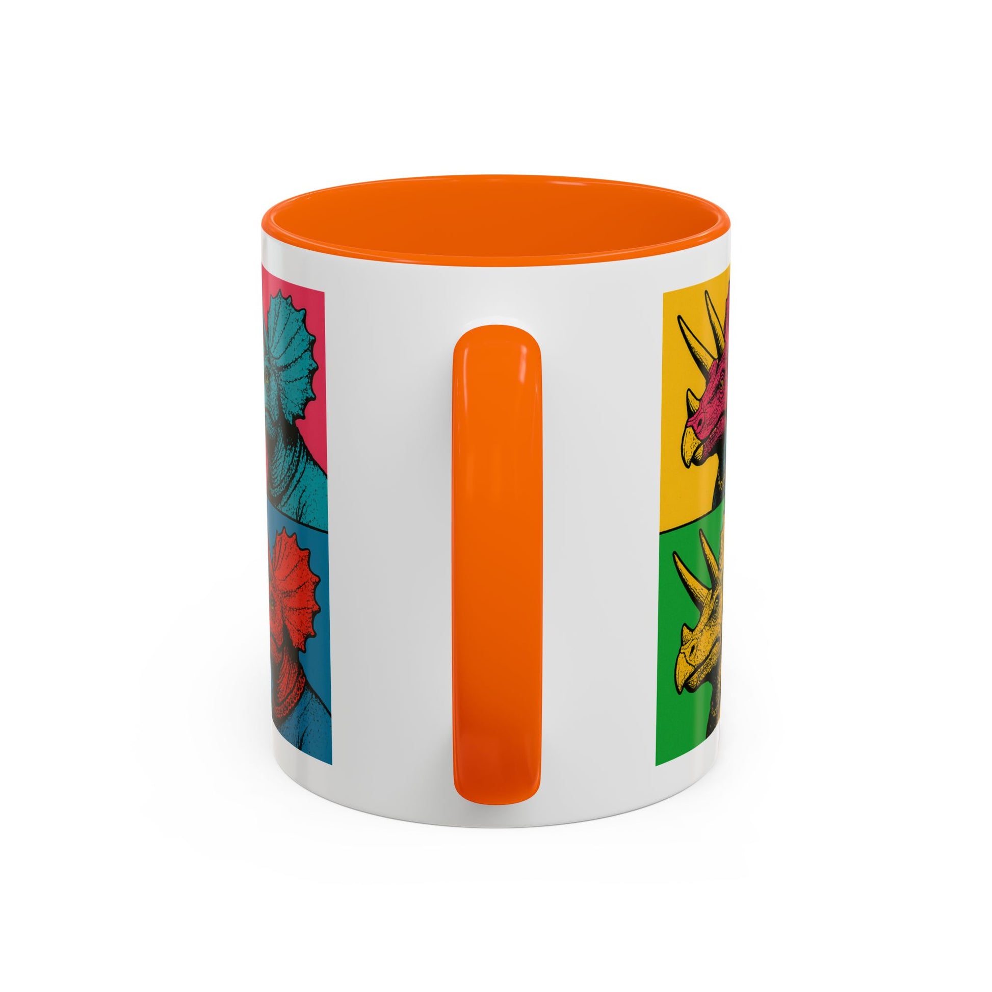 Colorful Triceratops Accent Coffee Mug - Funky Dinosaur Mug, Gift for Dino Lovers, Pop Art Coffee Cup, Holiday or Birthday Gift, Cute [...]