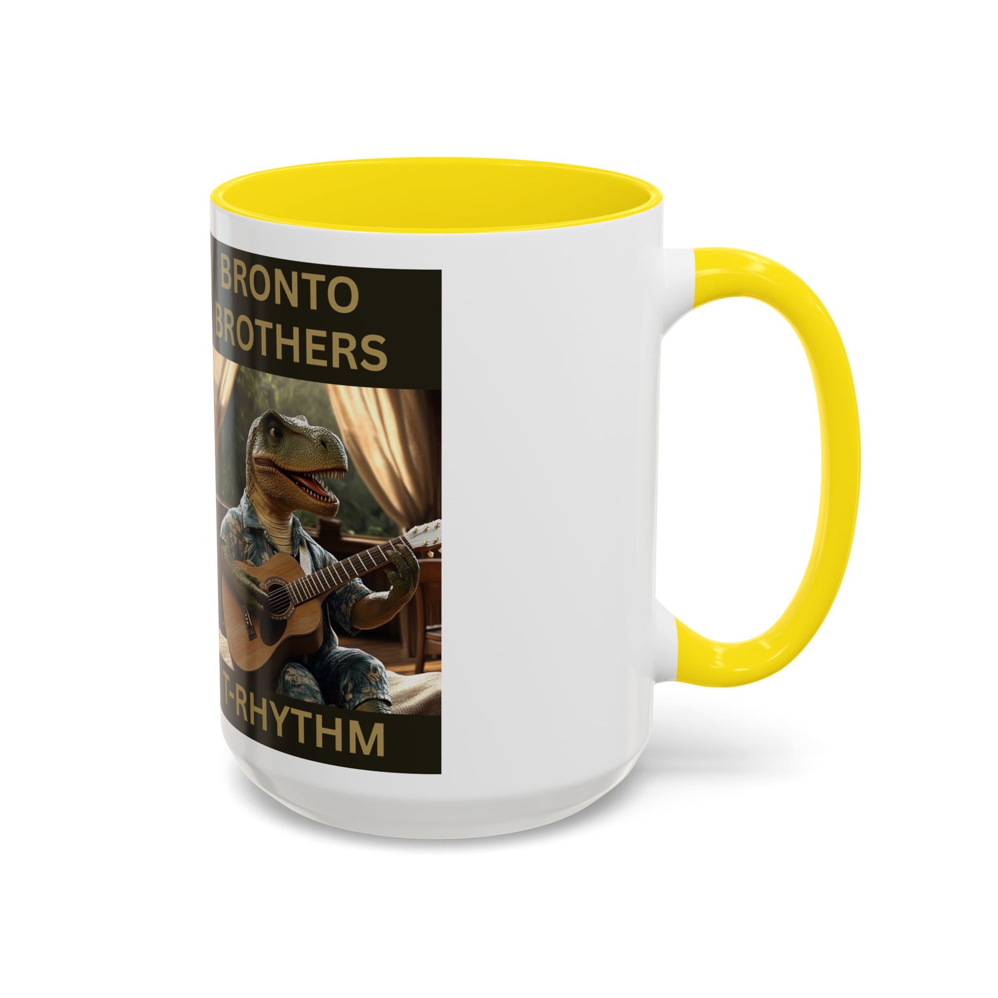 T-Rhythm Collector Dinosaur Coffee Mug - Fun Dino Design for Music Lovers