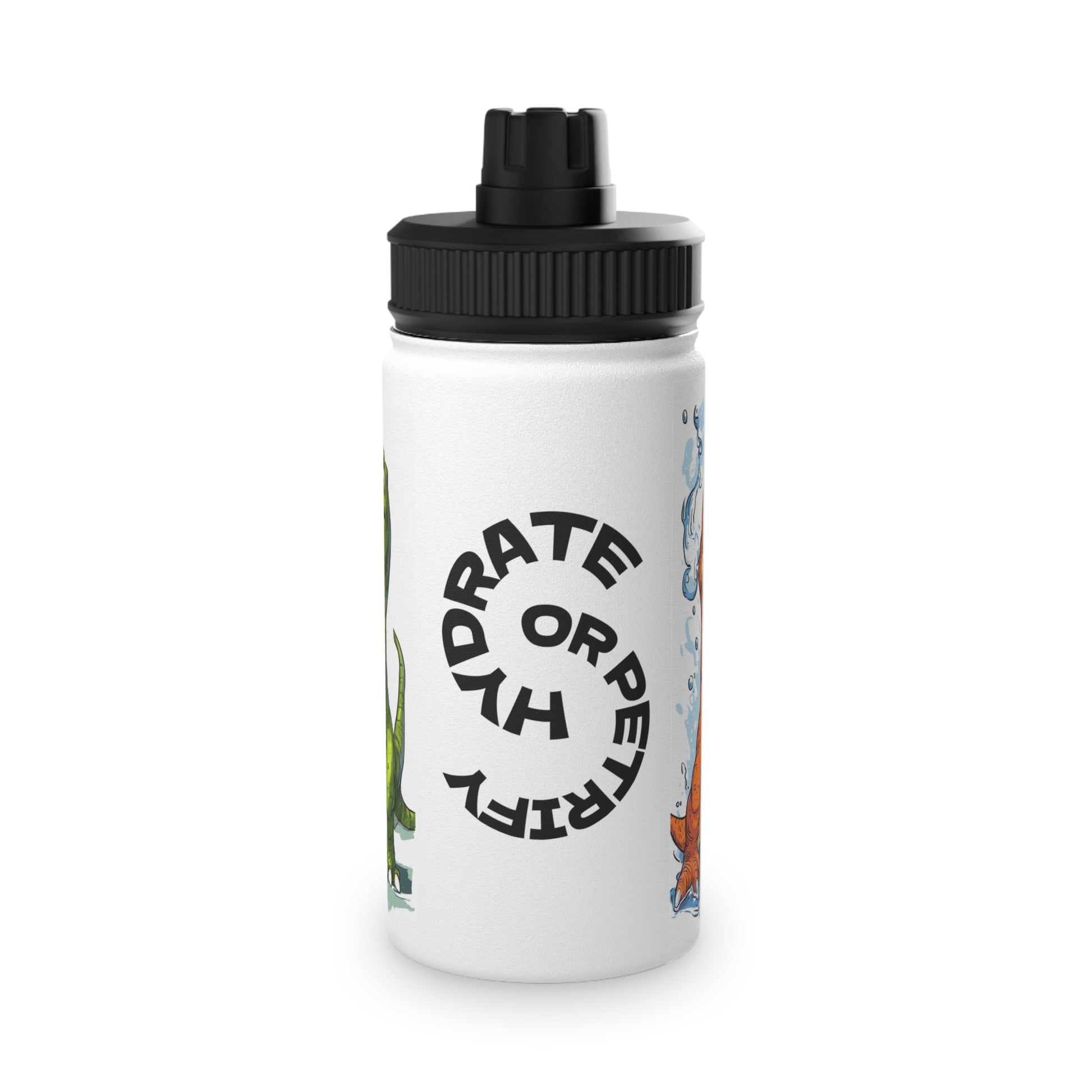 Water Bottle for Kids, Hydrate or Petrify Graphic, Fun Stainless Steel Dinosaur Theme, Sports Bottle for Active Lifestyle, Gifts for [...]