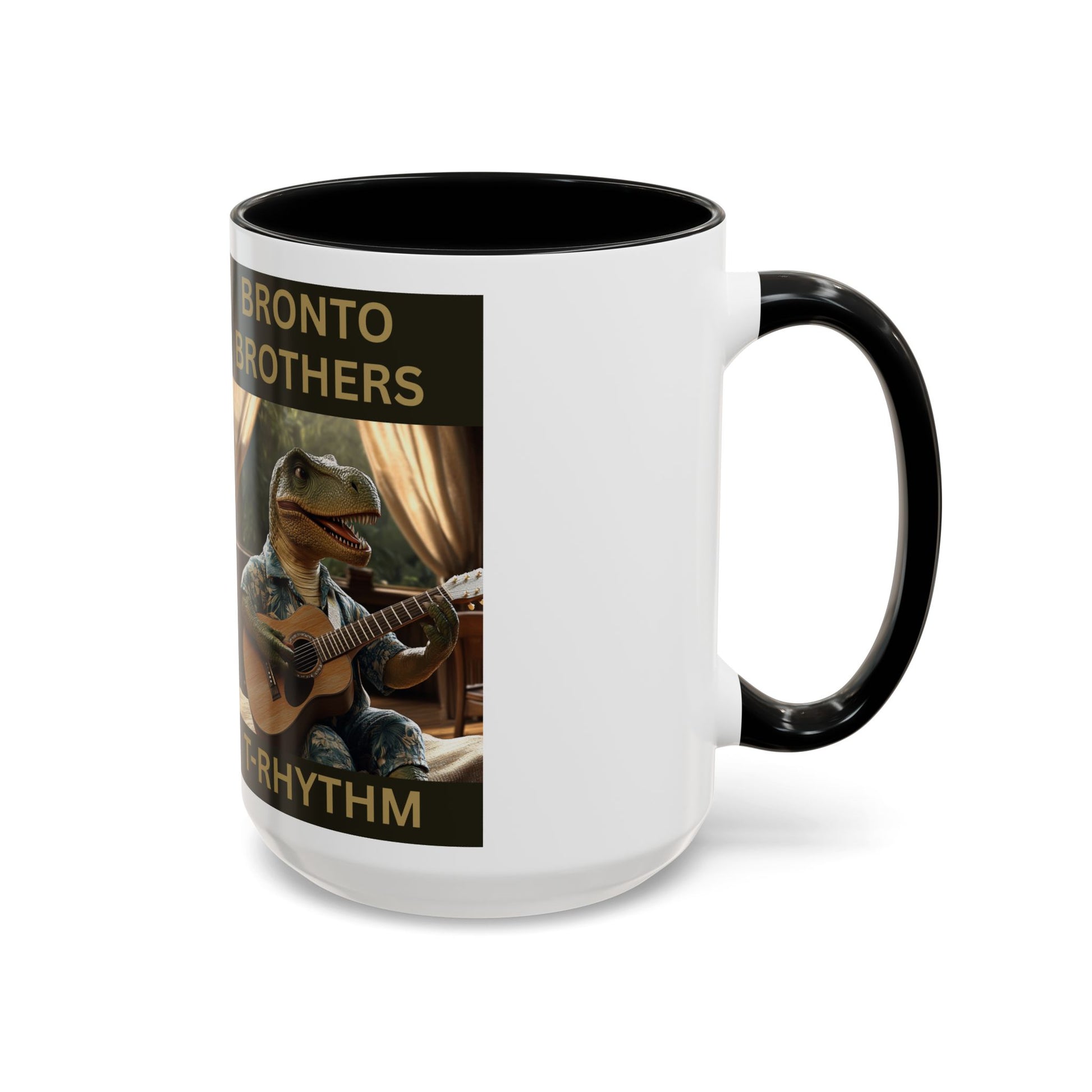 T-Rhythm Collector Dinosaur Coffee Mug - Fun Dino Design for Music Lovers
