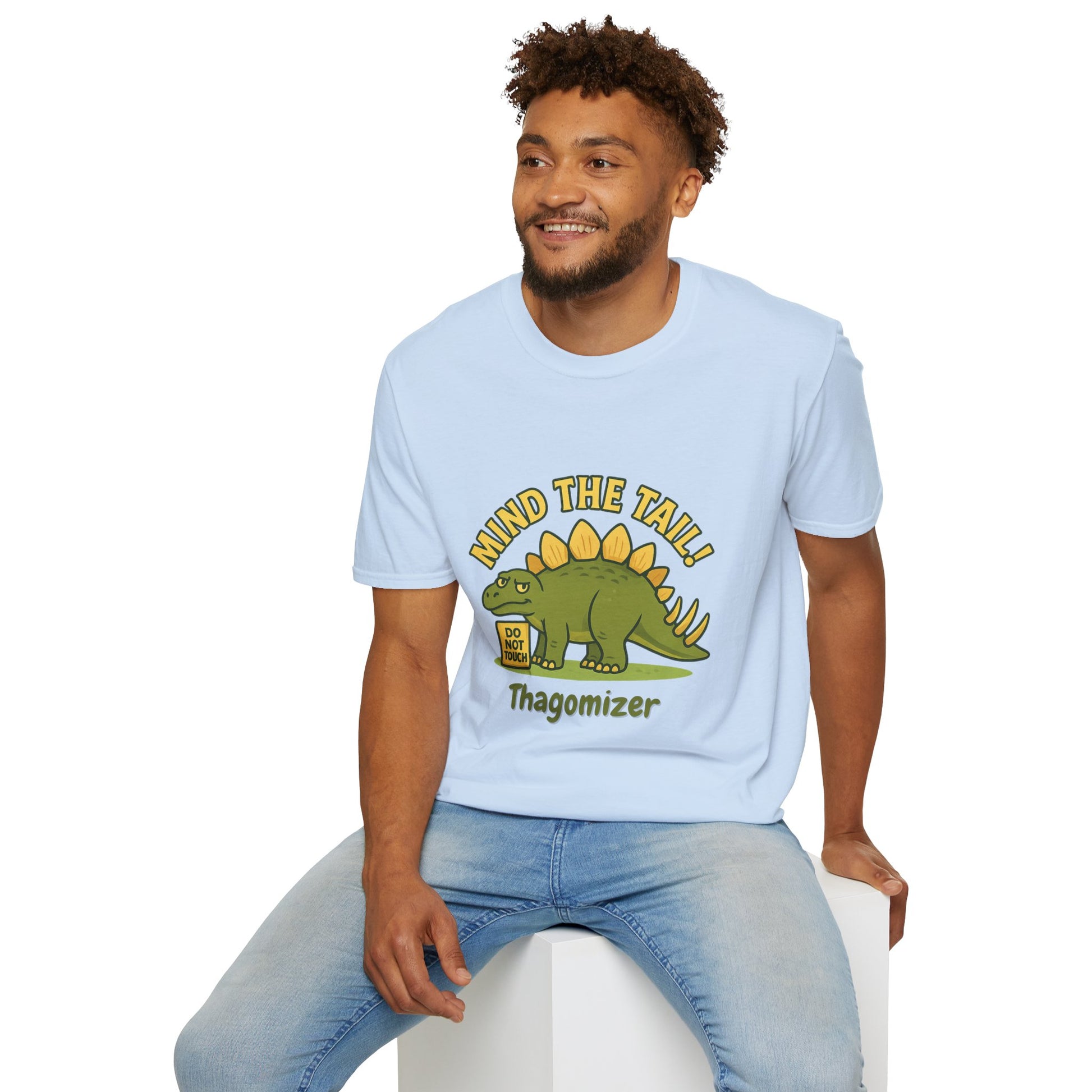 Playful Dinosaur Tee, Funny T-Shirt, Sarcasm Humor Shirt, Gift for Dinosaurs Lovers, Birthday, Funny Casual Wear