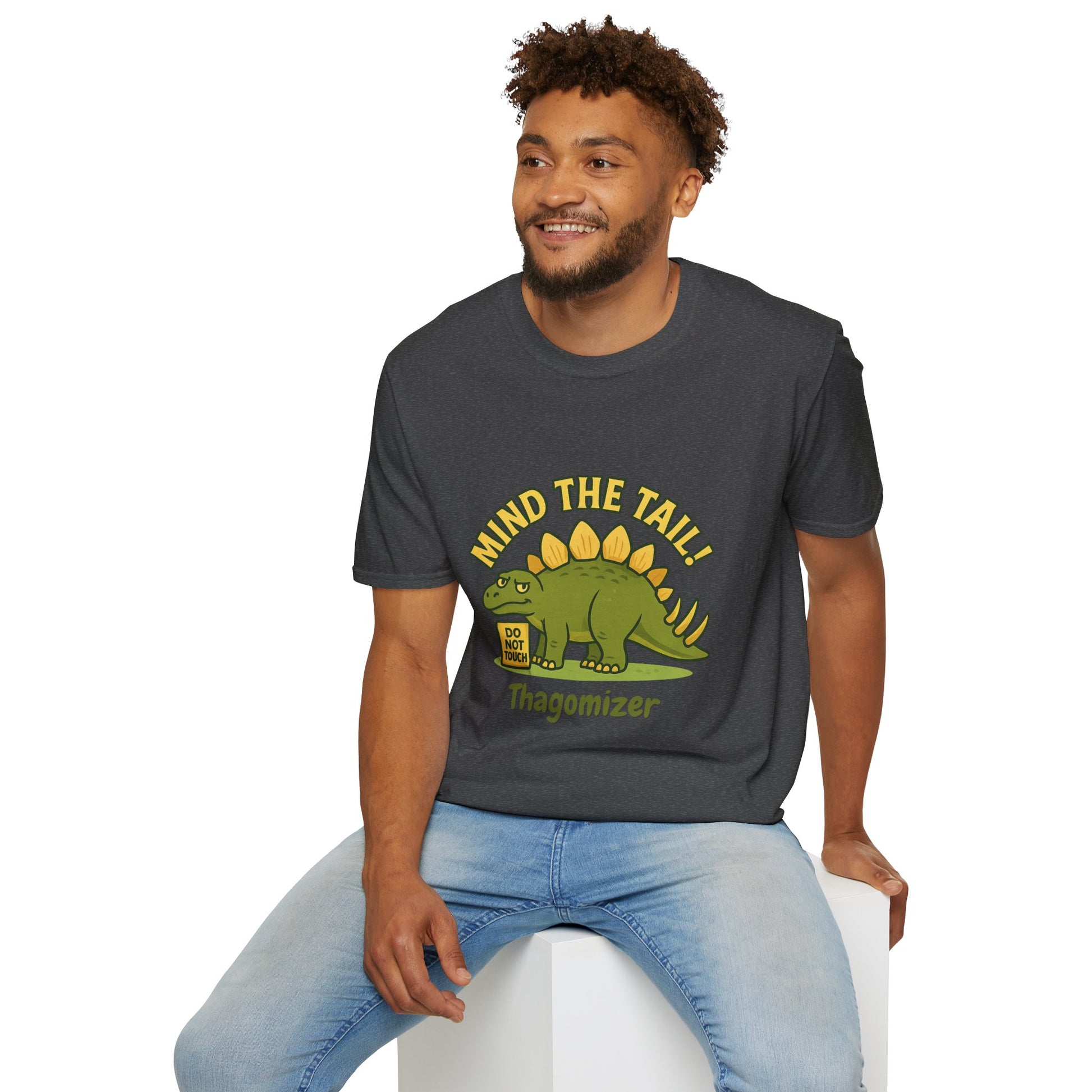 Playful Dinosaur Tee, Funny T-Shirt, Sarcasm Humor Shirt, Gift for Dinosaurs Lovers, Birthday, Funny Casual Wear