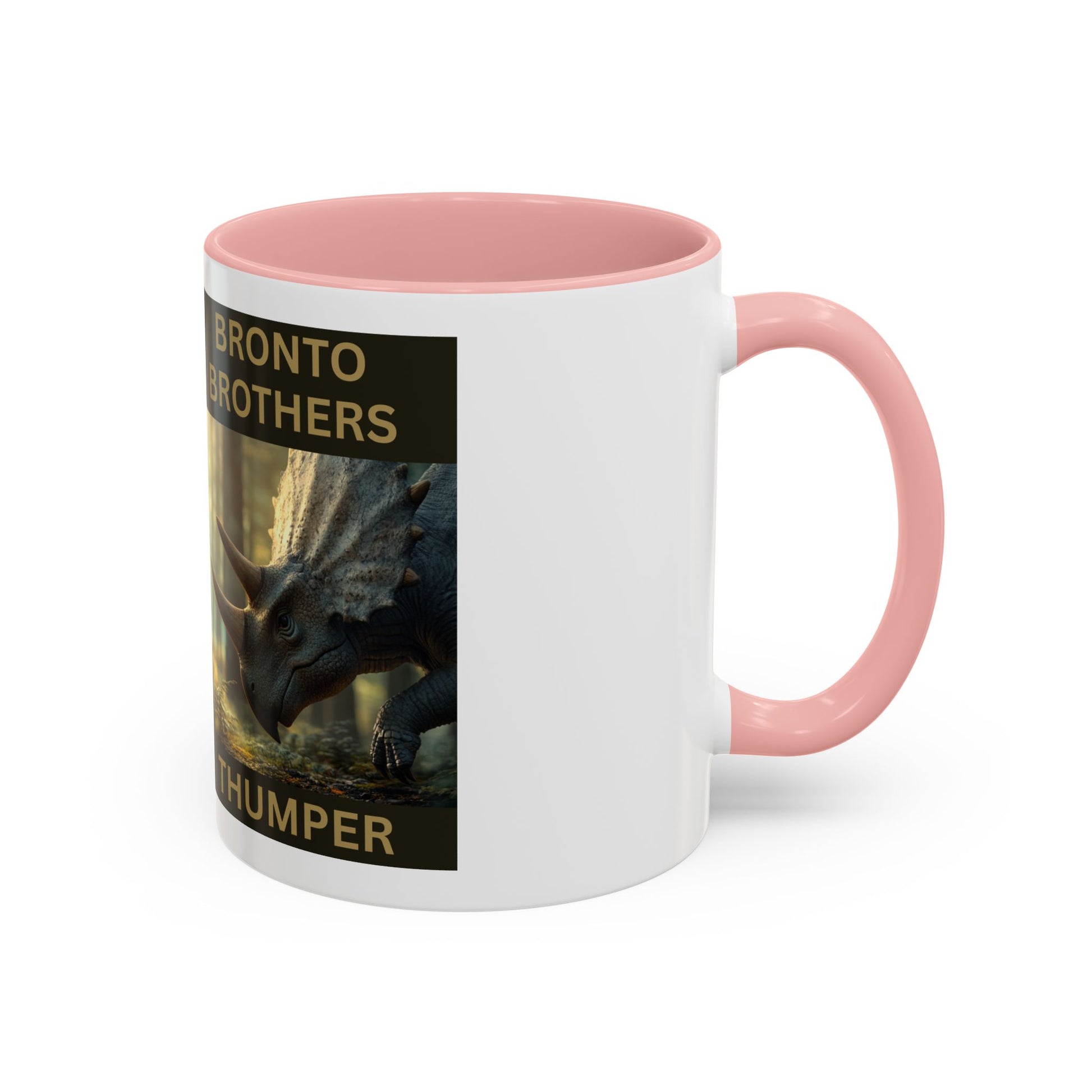 Thumper the Drummer Bronto Brothers Collector Dinosaur Mug