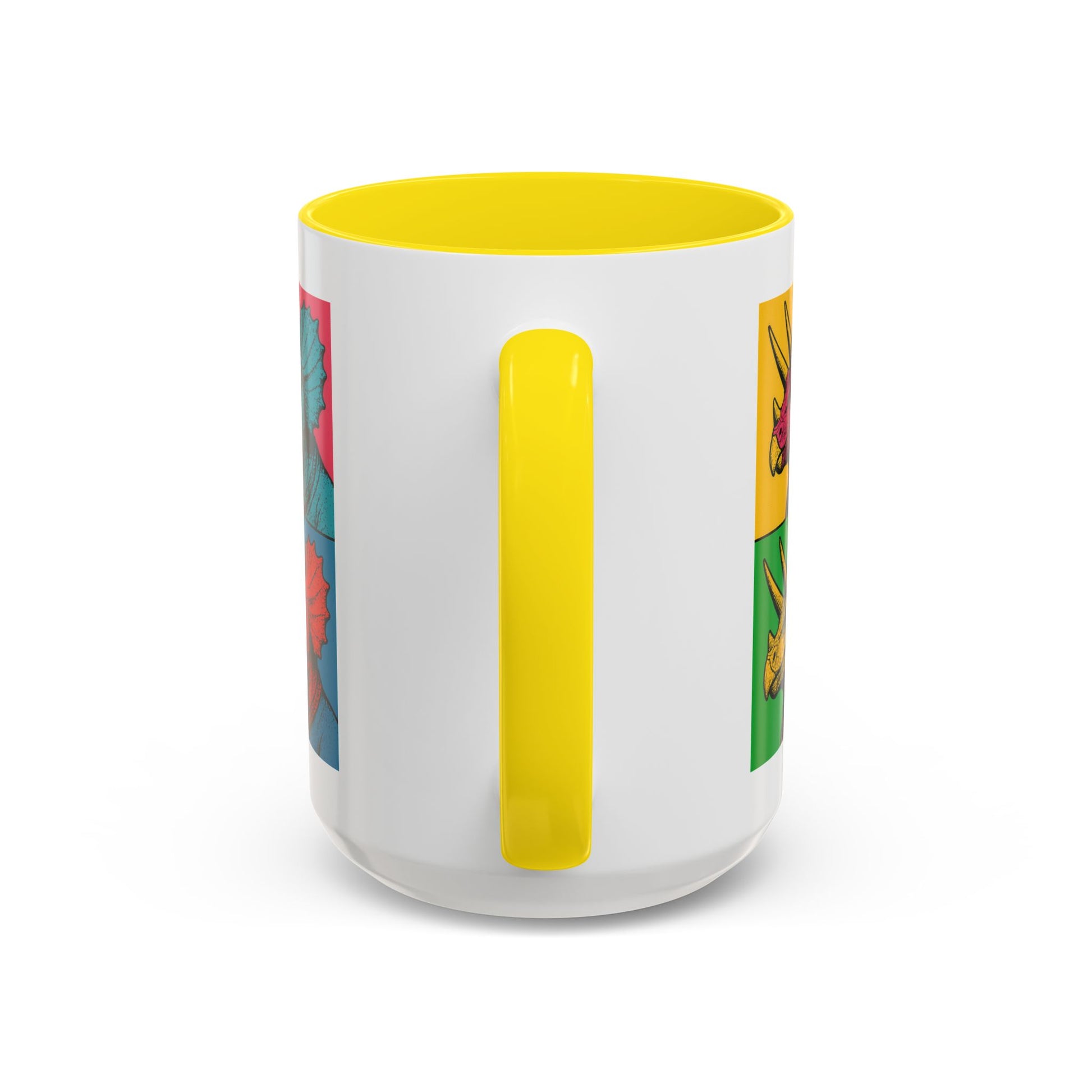 Colorful Triceratops Accent Coffee Mug - Funky Dinosaur Mug, Gift for Dino Lovers, Pop Art Coffee Cup, Holiday or Birthday Gift, Cute [...]