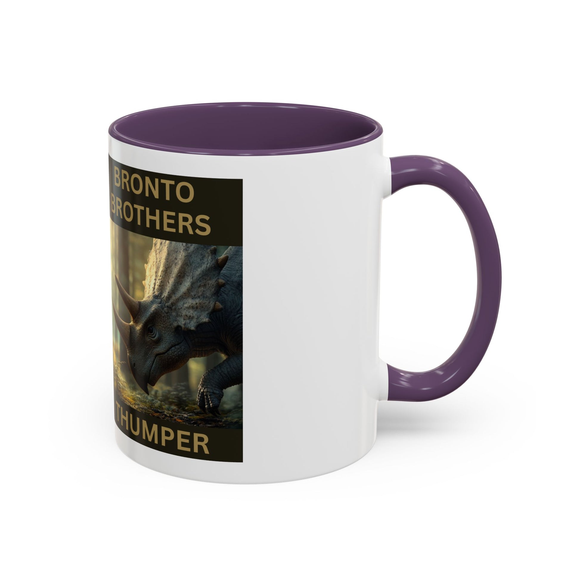 Thumper the Drummer Bronto Brothers Collector Dinosaur Mug