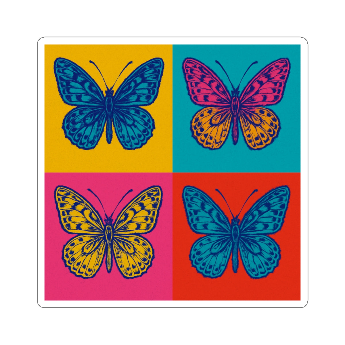 Colorful Butterfly Kiss-Cut Stickers | Fun Decor for Laptops, Journals, Gift Wrapping, Party Favors, Spring Celebrations