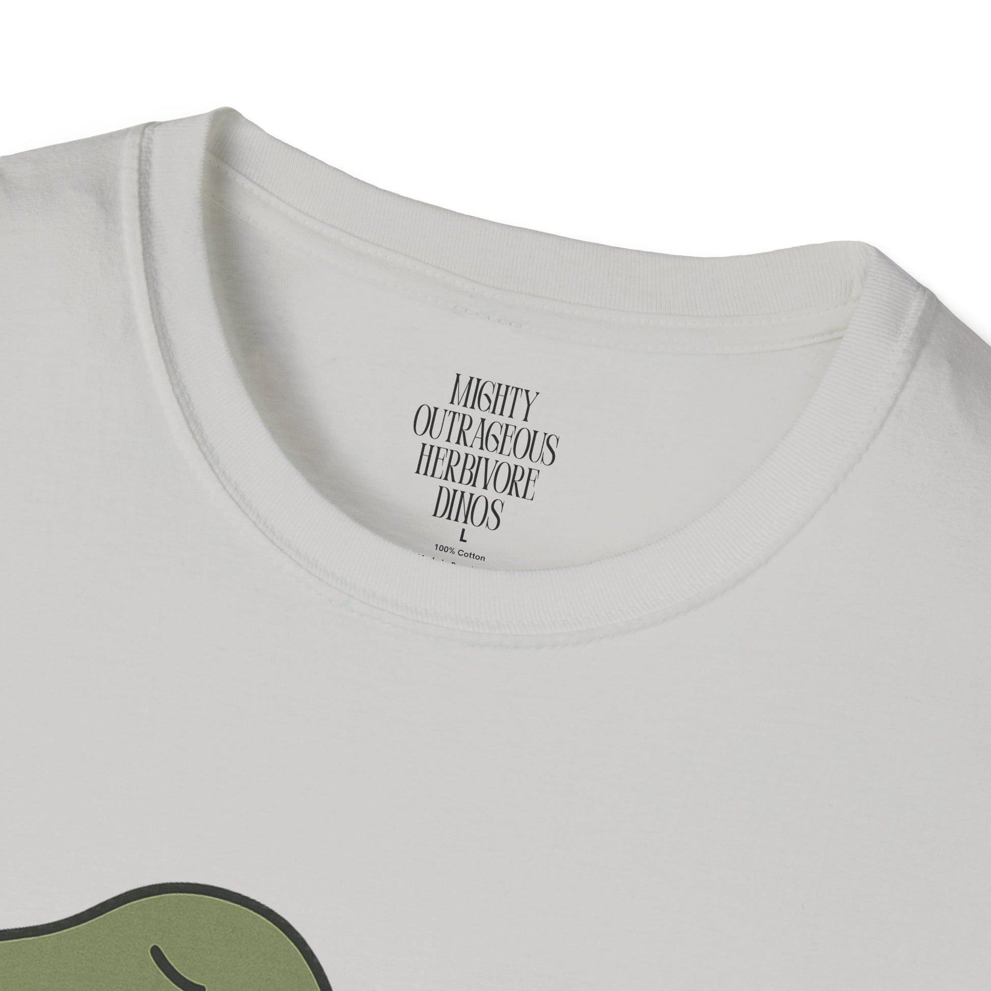 Funny Dinosaur T-Shirt, Cute Gift for Dino Lovers, Tiny Arms Big Emotions Tee, Unisex Softstyle Tee, Quirky Fashion, Humor Shirt