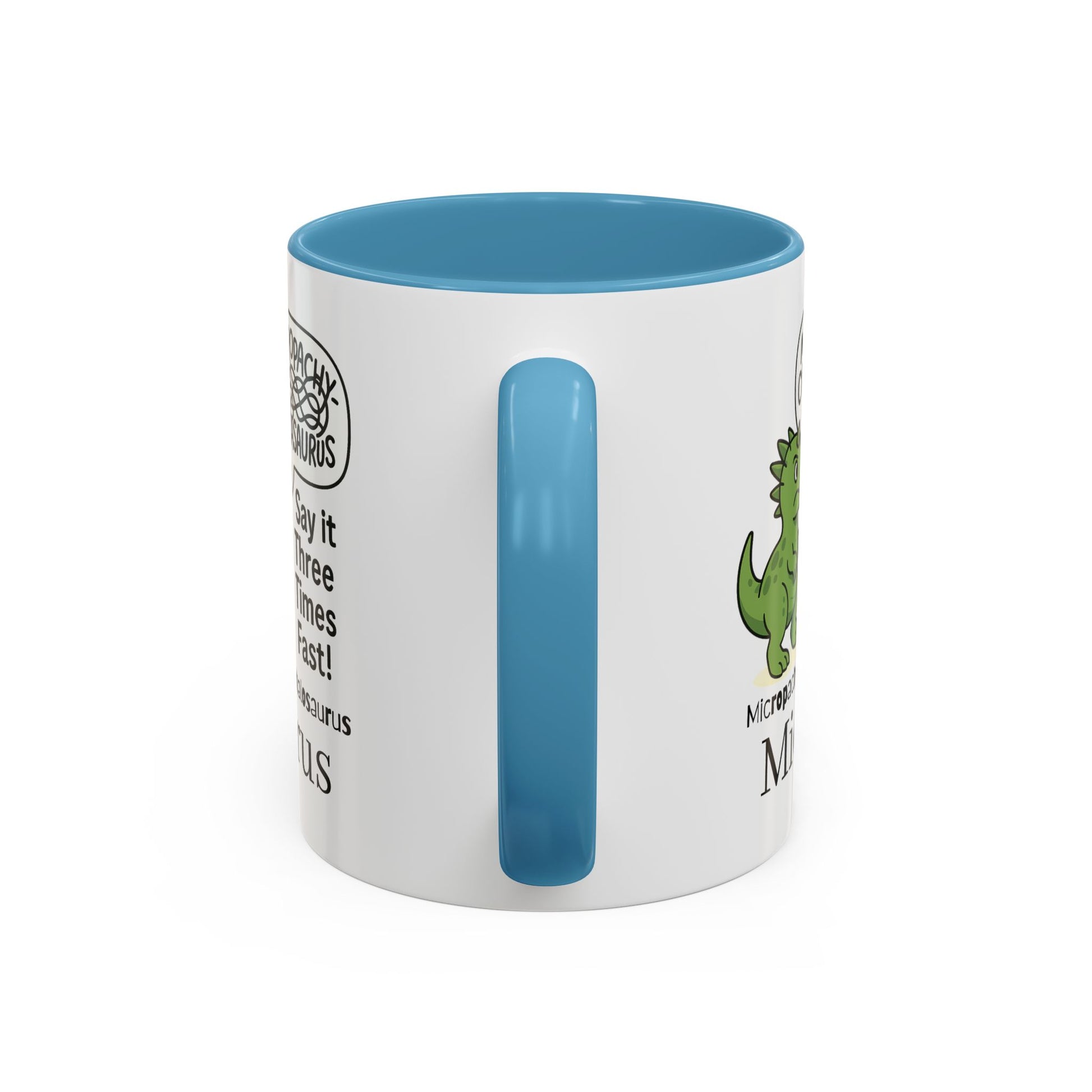 Micro Pachycephalosaurus Coffee Mug | Fun Dinosaur Drinkware, Unique Gift, Quirky Office Cup, Geeky Decor, Educational Mug