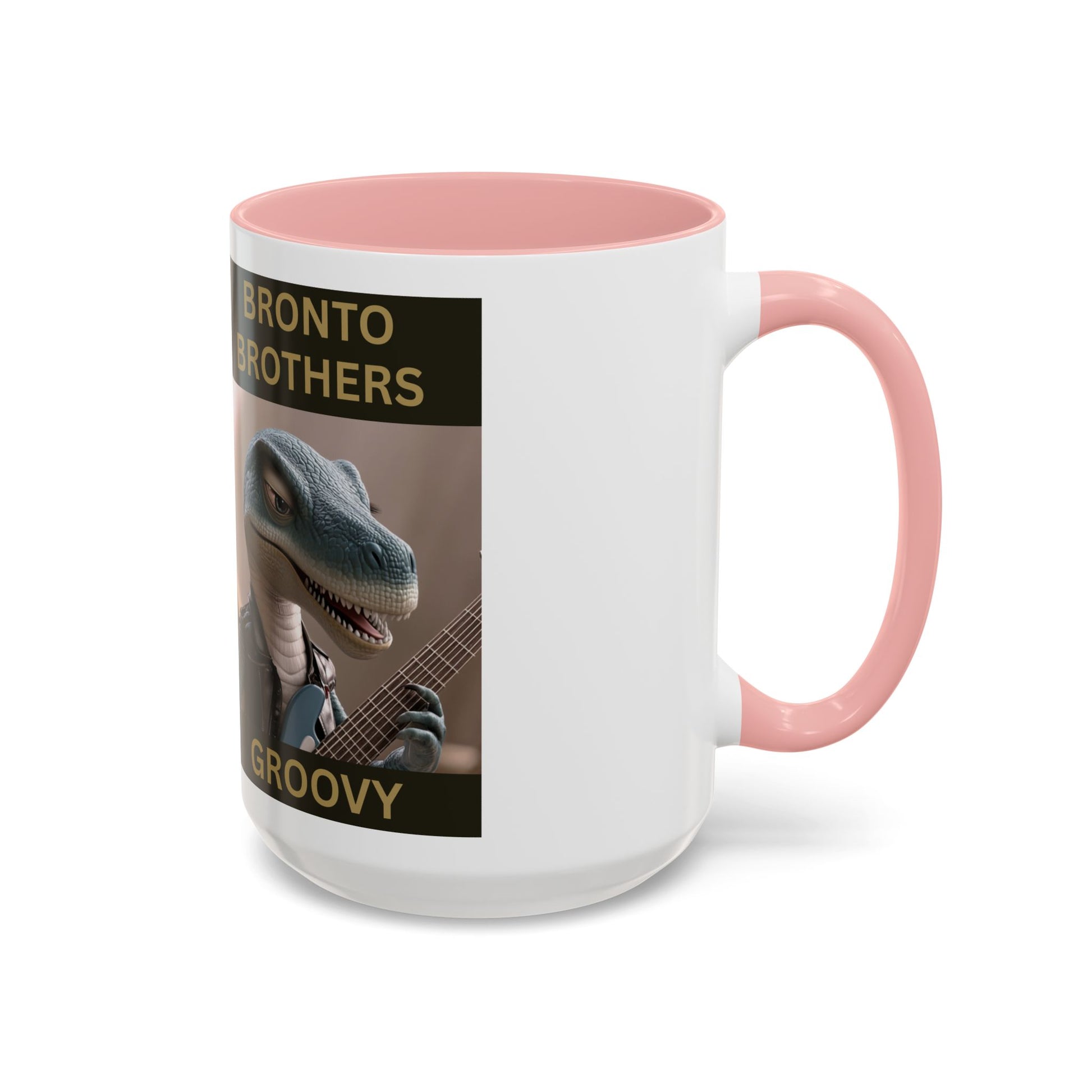 Groovy Groove Bronto Brothers Collector Dinosaur Coffee Mug for Music Lovers
