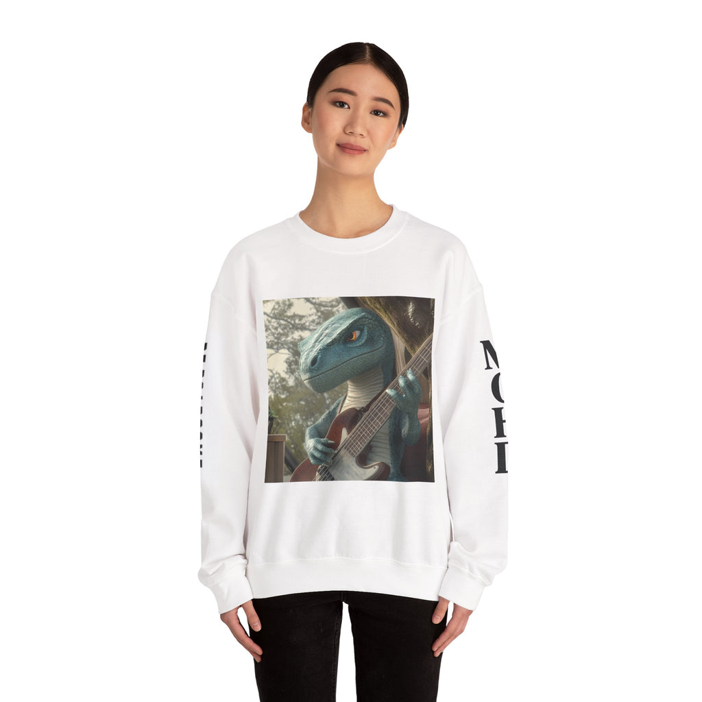 Cozy Sweatshirt of Groovy with The Brontos 2025 Band "Be Roarsome" Tour dates. Crewneck, Cotton.