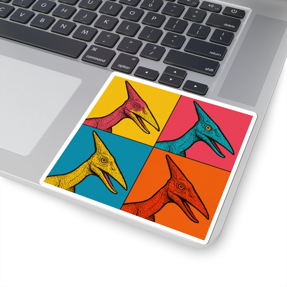 Colorful Pterosaur Kiss-Cut Stickers | Fun Decor for Laptops, Journals, Kids' Rooms, Party Favors, Gifts | Dinosaur Themed Stickers