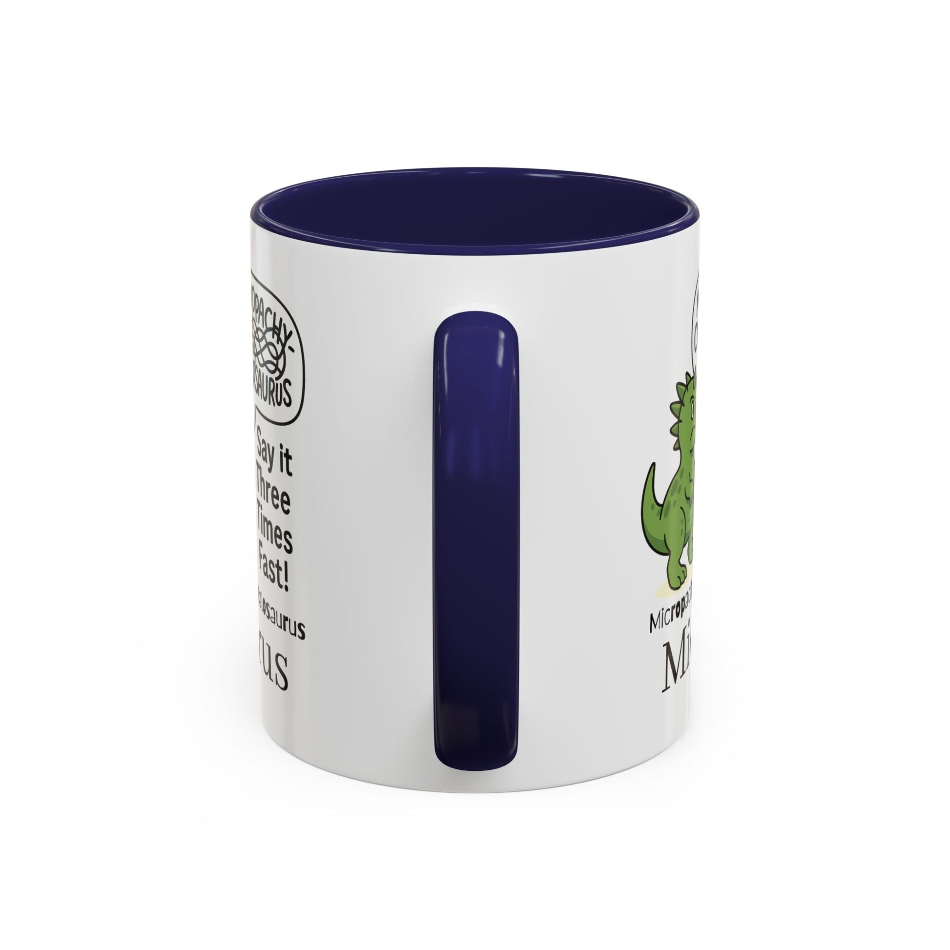 Micro Pachycephalosaurus Coffee Mug | Fun Dinosaur Drinkware, Unique Gift, Quirky Office Cup, Geeky Decor, Educational Mug