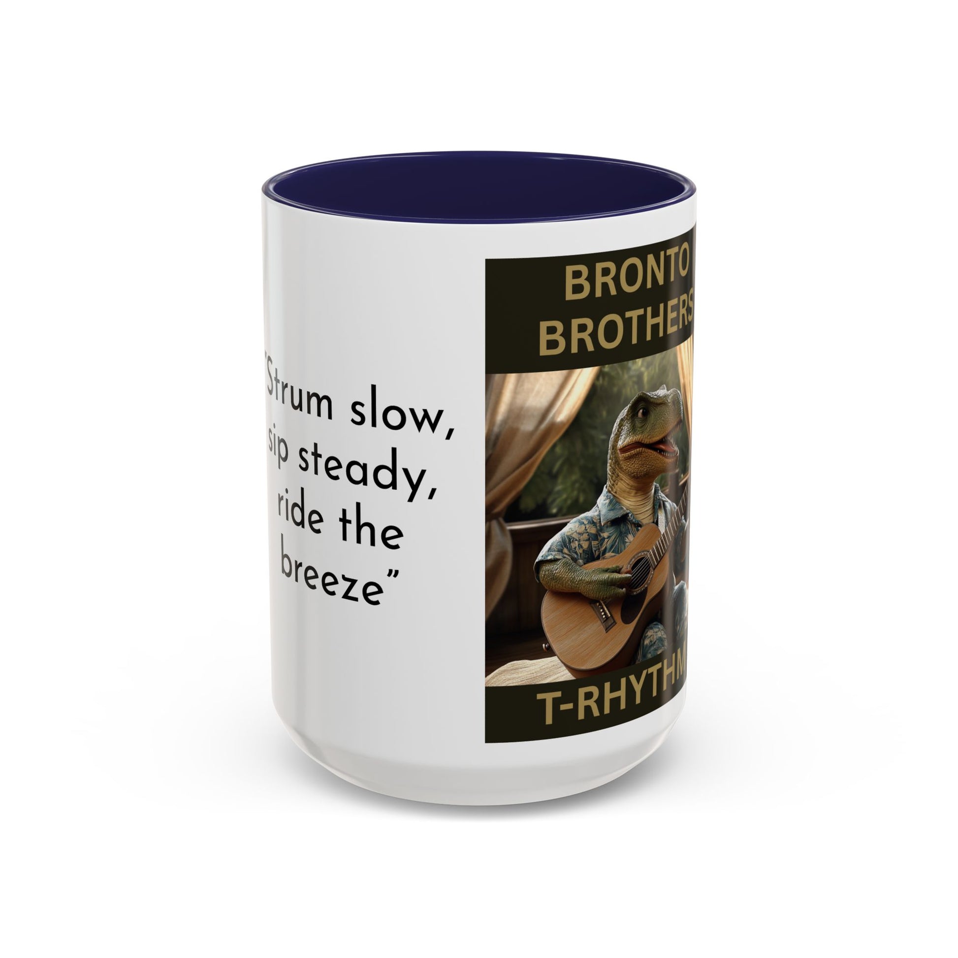 T-Rhythm Collector Dinosaur Coffee Mug - Fun Dino Design for Music Lovers