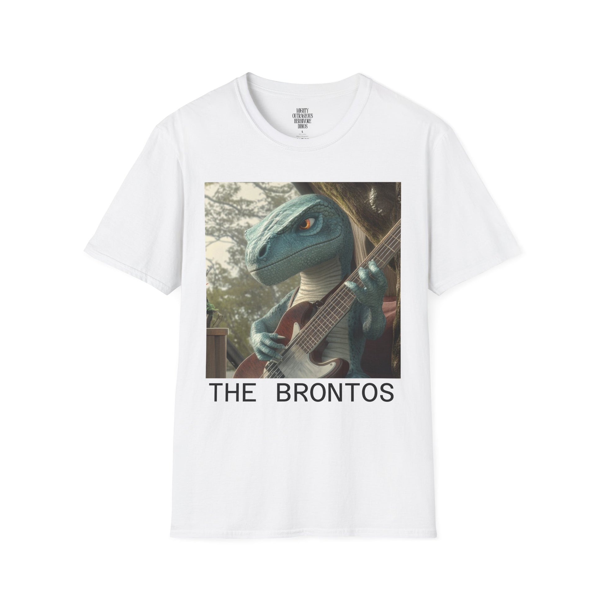 T-Shirt for Dinosaur Lovers and Gifts feat. The Brontos' band 2025 Summer Tour Collectable Logo