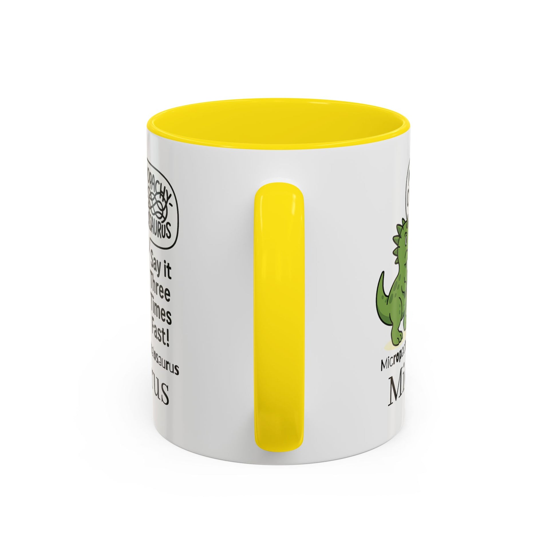 Micro Pachycephalosaurus Coffee Mug | Fun Dinosaur Drinkware, Unique Gift, Quirky Office Cup, Geeky Decor, Educational Mug