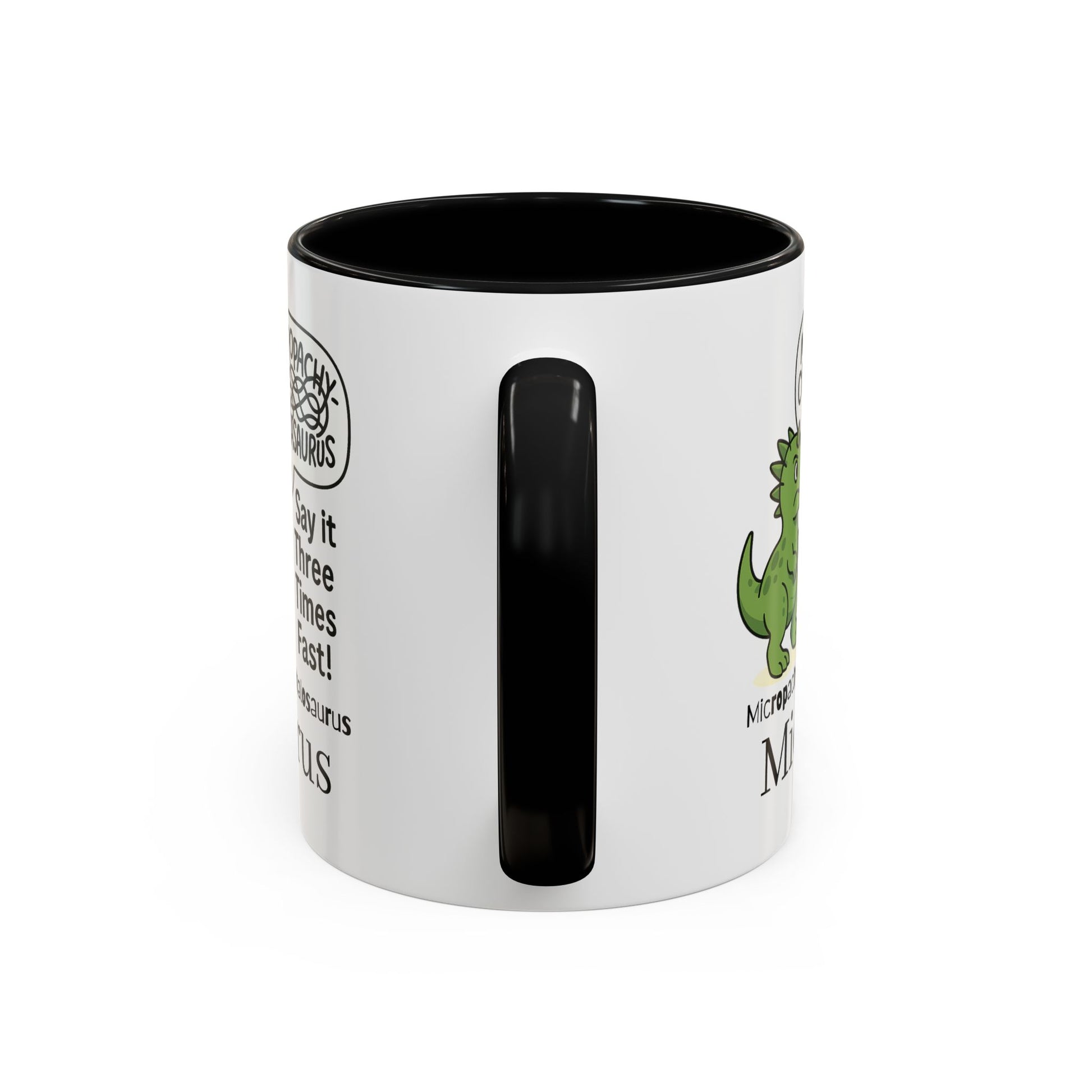 Micro Pachycephalosaurus Coffee Mug | Fun Dinosaur Drinkware, Unique Gift, Quirky Office Cup, Geeky Decor, Educational Mug