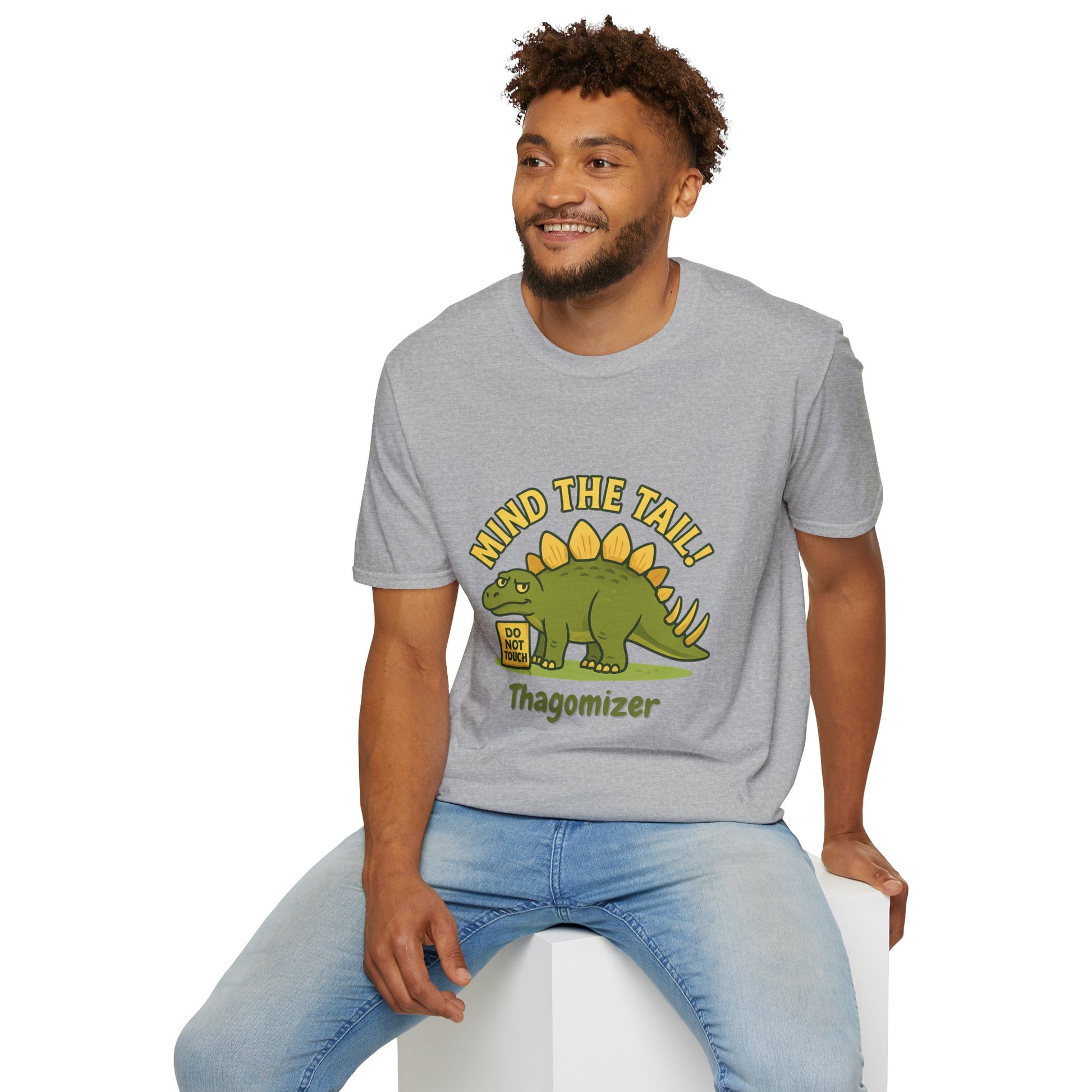 Playful Dinosaur Tee, Funny T-Shirt, Sarcasm Humor Shirt, Gift for Dinosaurs Lovers, Birthday, Funny Casual Wear