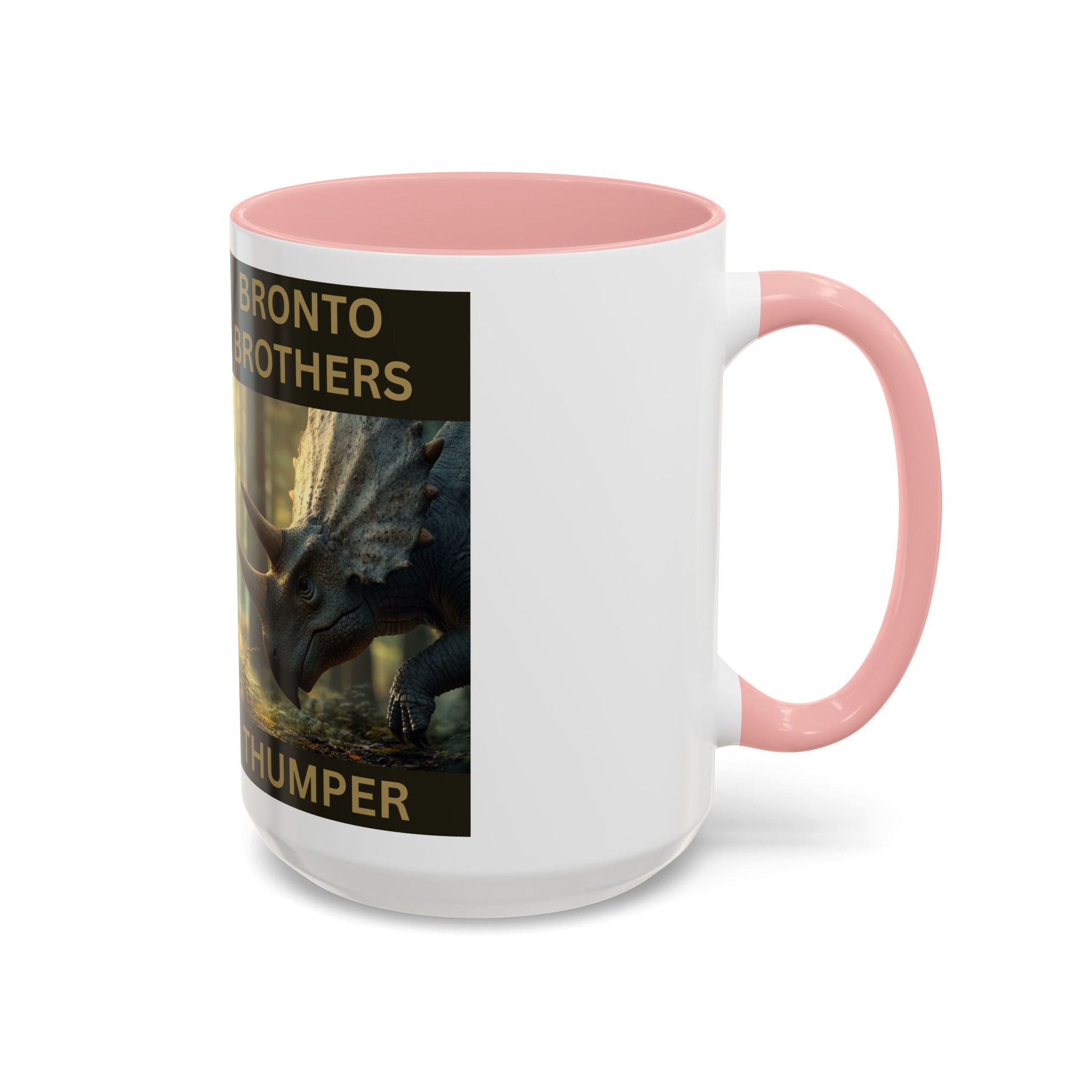 Thumper the Drummer Bronto Brothers Collector Dinosaur Mug