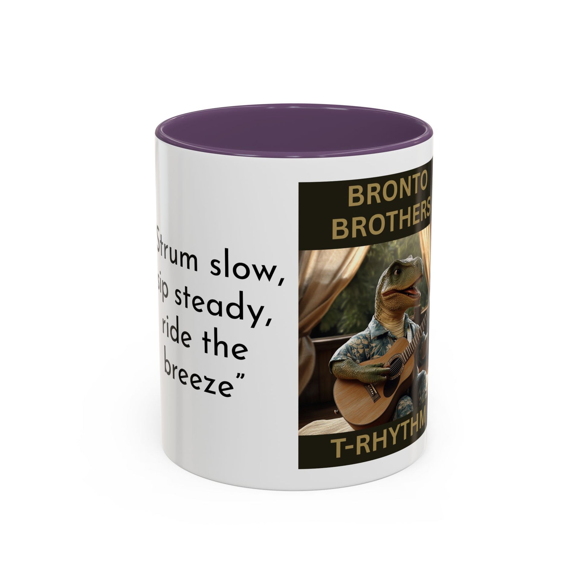T-Rhythm Collector Dinosaur Coffee Mug - Fun Dino Design for Music Lovers