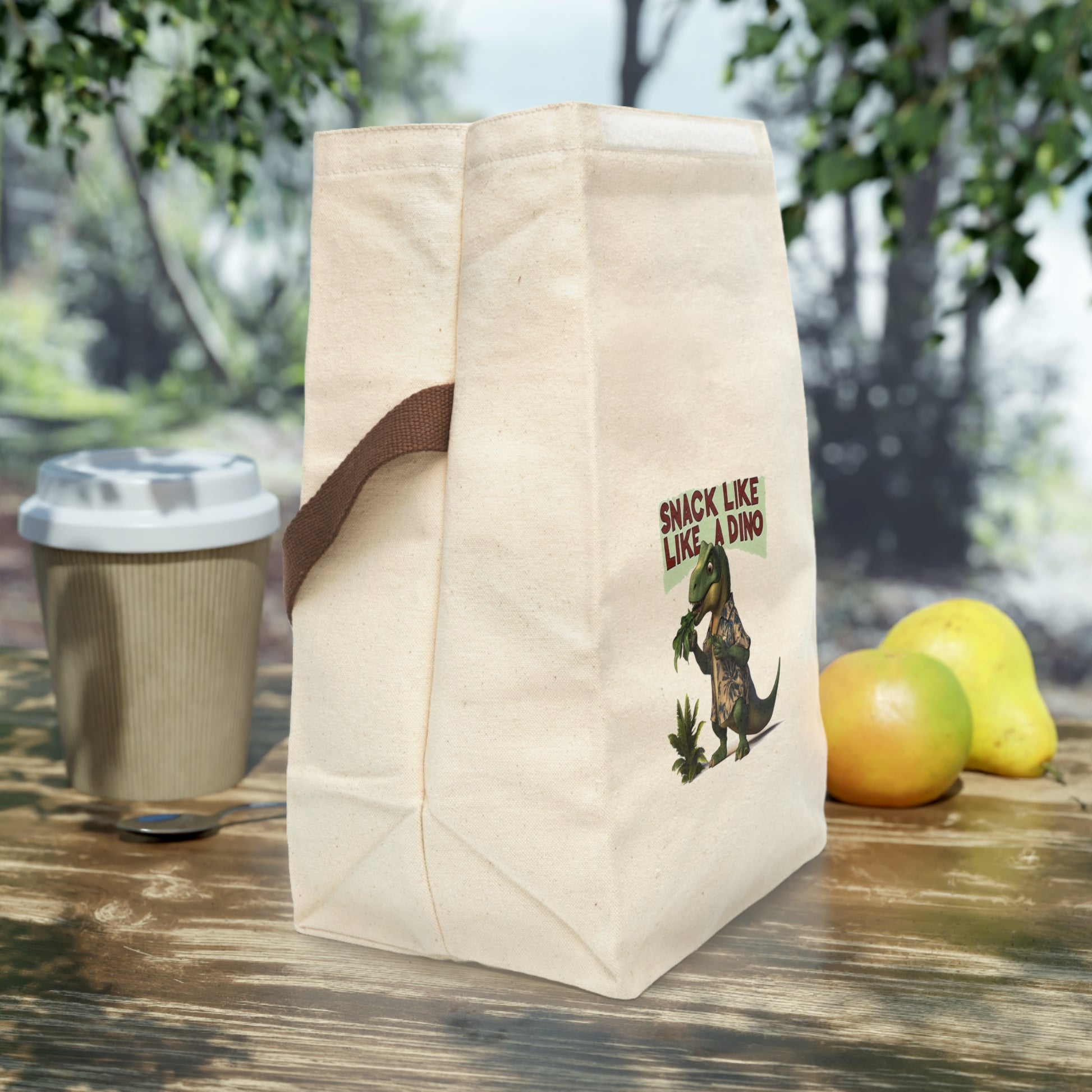 Lunch Bag. Reusable Dinosaur-Themed Lunch Bag for Kids, Fun Snack Carrier, Eco-Friendly Lunch Tote
