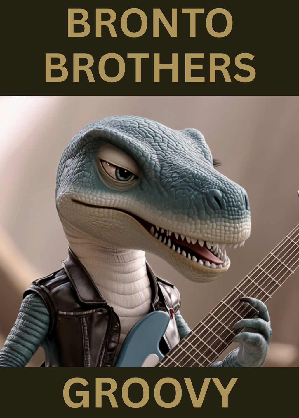 Groovy Groove Bronto Brothers Collector Dinosaur Coffee Mug for Music Lovers