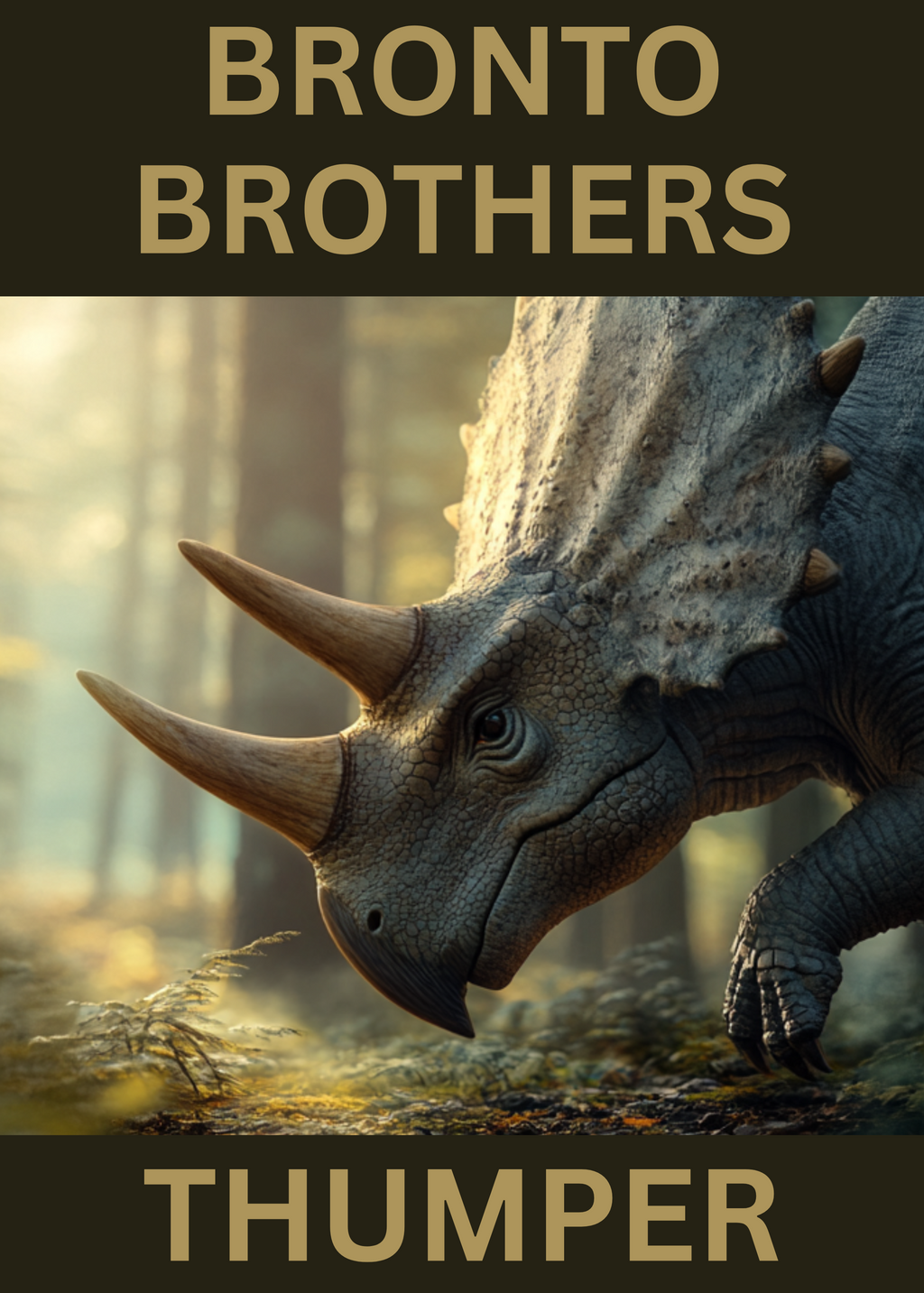 Thumper the Drummer Bronto Brothers Collector Dinosaur Mug