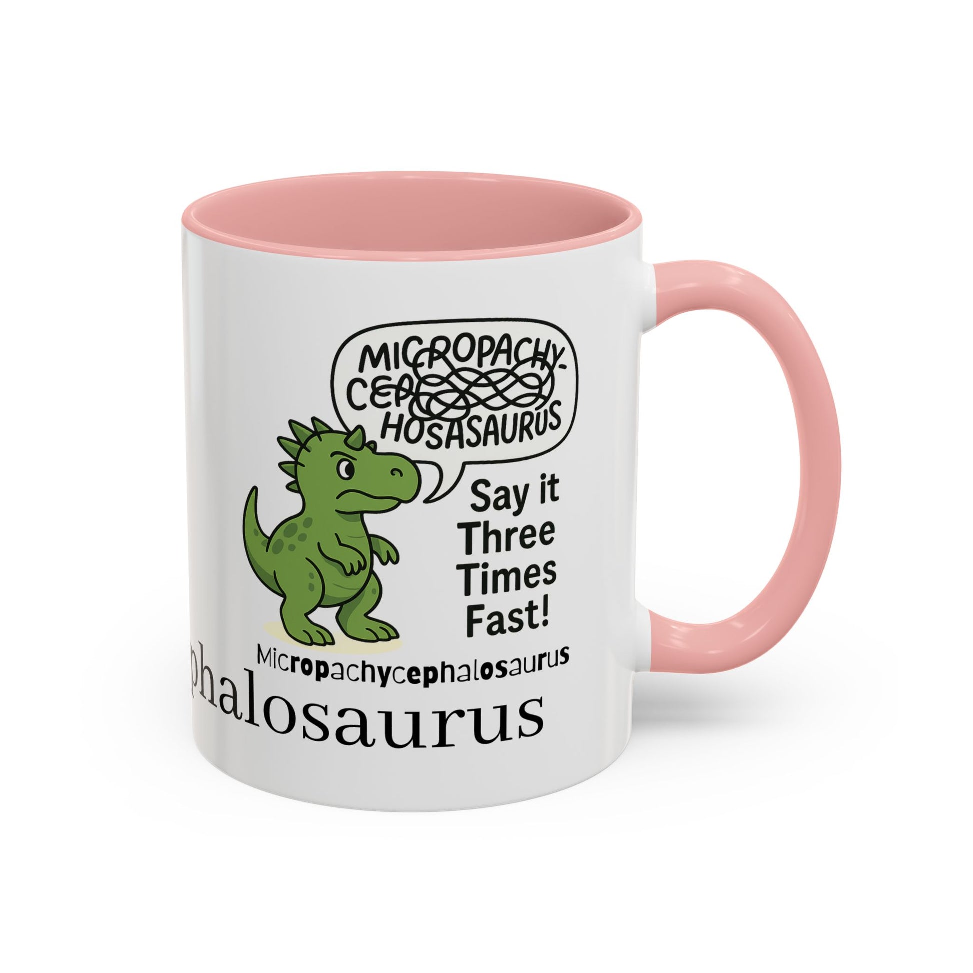 Micro Pachycephalosaurus Coffee Mug | Fun Dinosaur Drinkware, Unique Gift, Quirky Office Cup, Geeky Decor, Educational Mug
