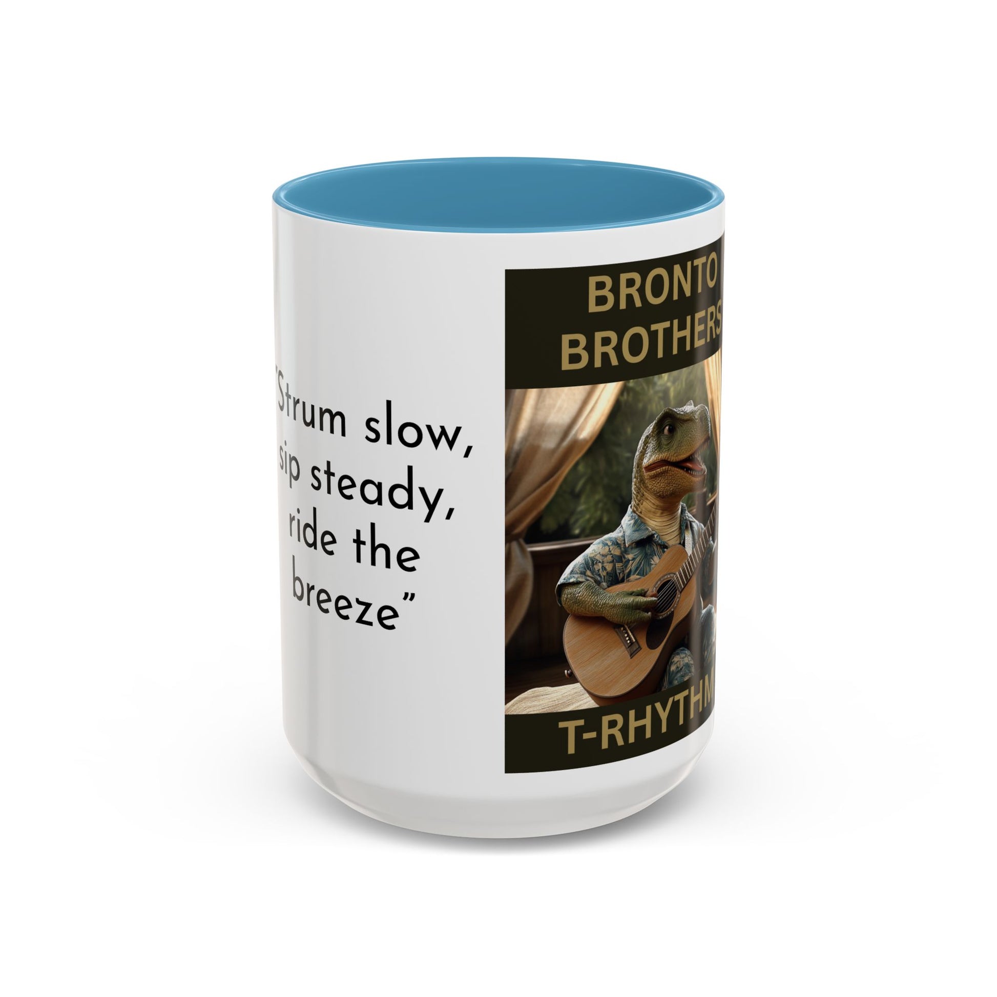 T-Rhythm Collector Dinosaur Coffee Mug - Fun Dino Design for Music Lovers