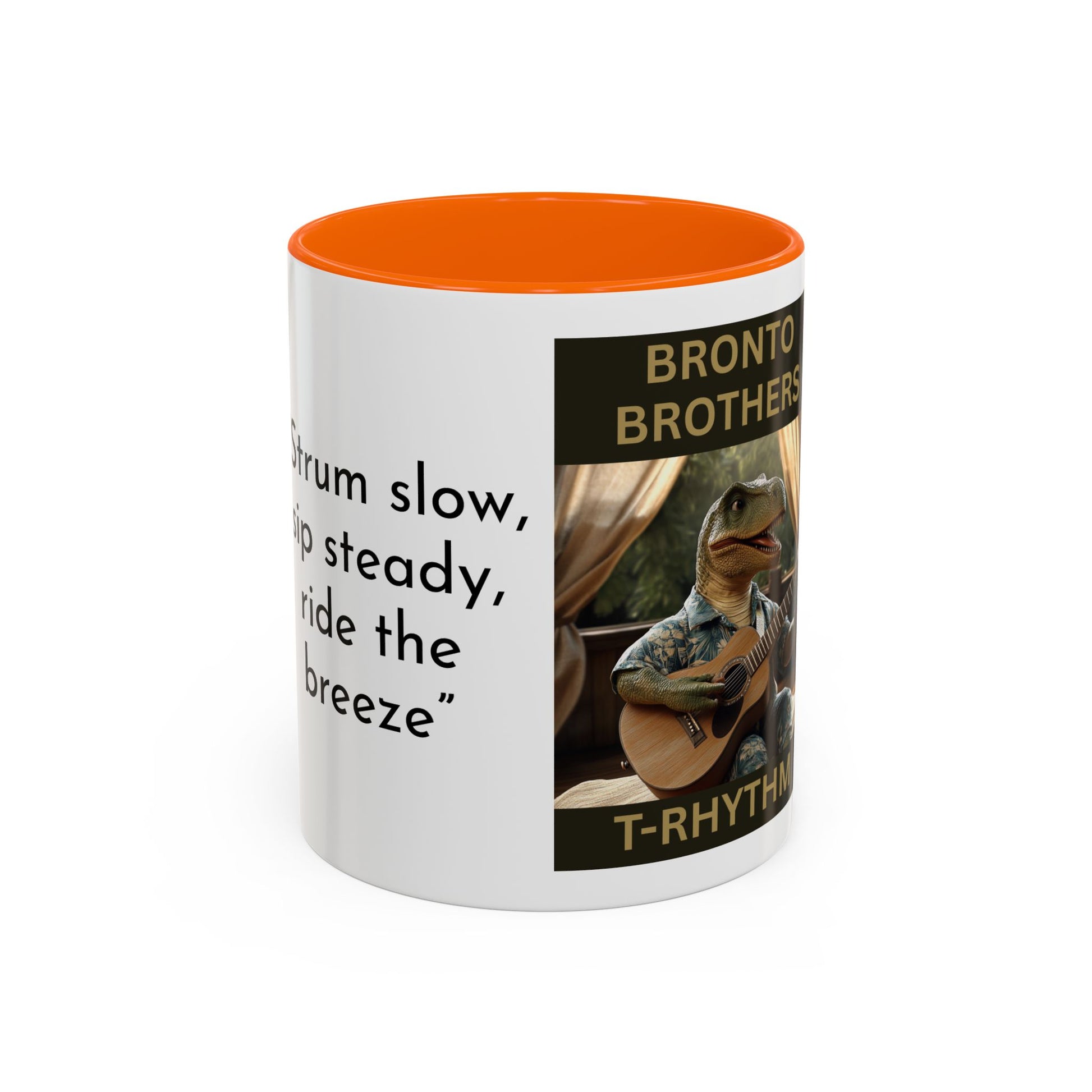T-Rhythm Collector Dinosaur Coffee Mug - Fun Dino Design for Music Lovers