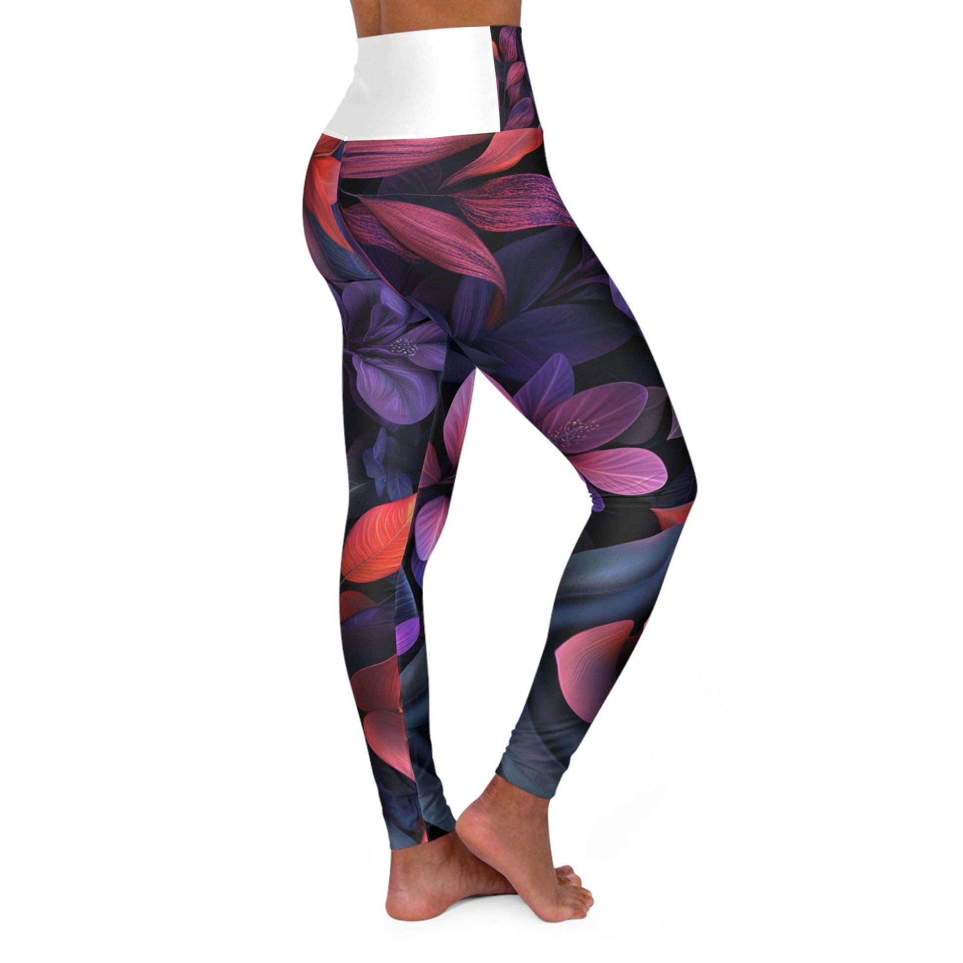 High Waisted Yoga Leggings (AOP)