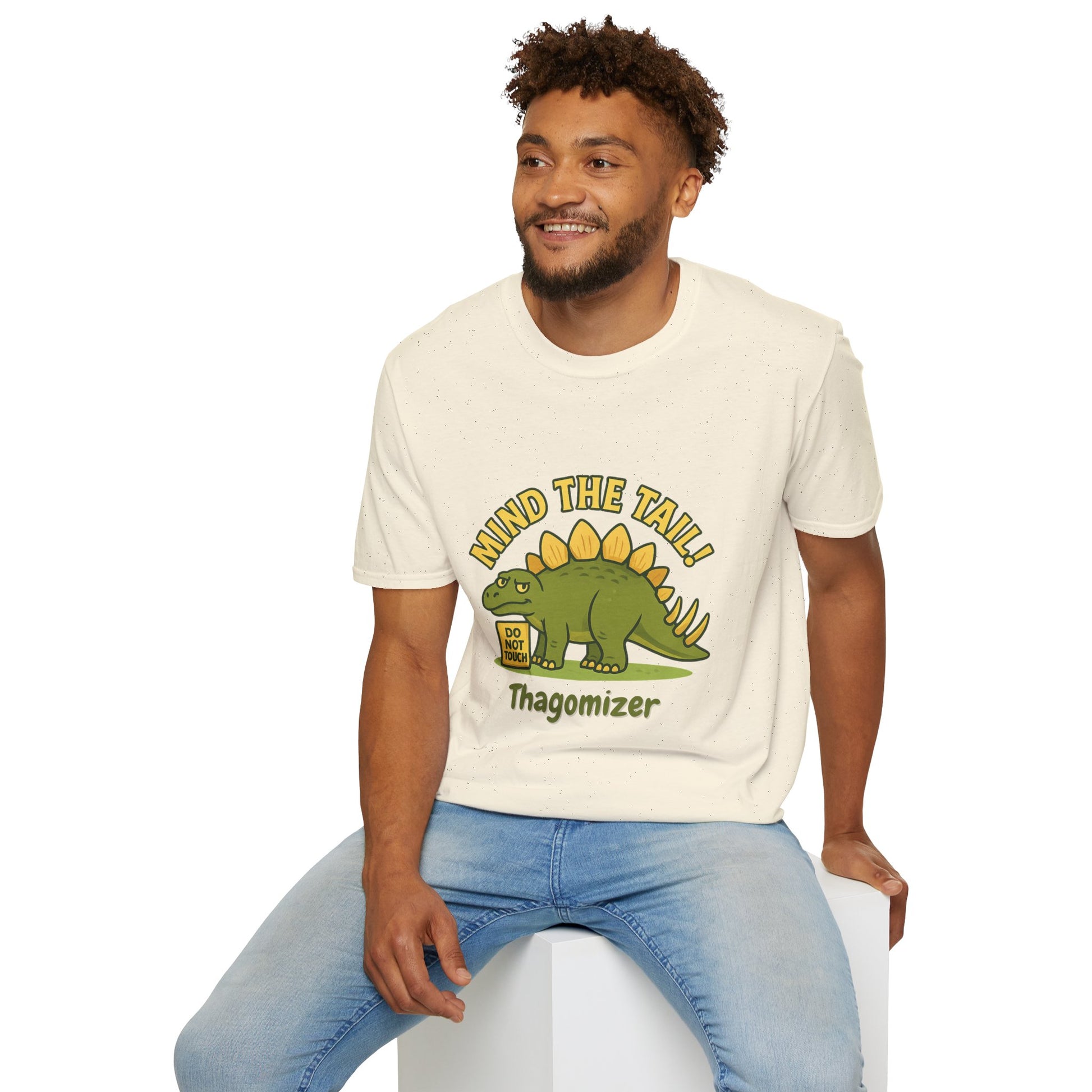 Playful Dinosaur Tee, Funny T-Shirt, Sarcasm Humor Shirt, Gift for Dinosaurs Lovers, Birthday, Funny Casual Wear