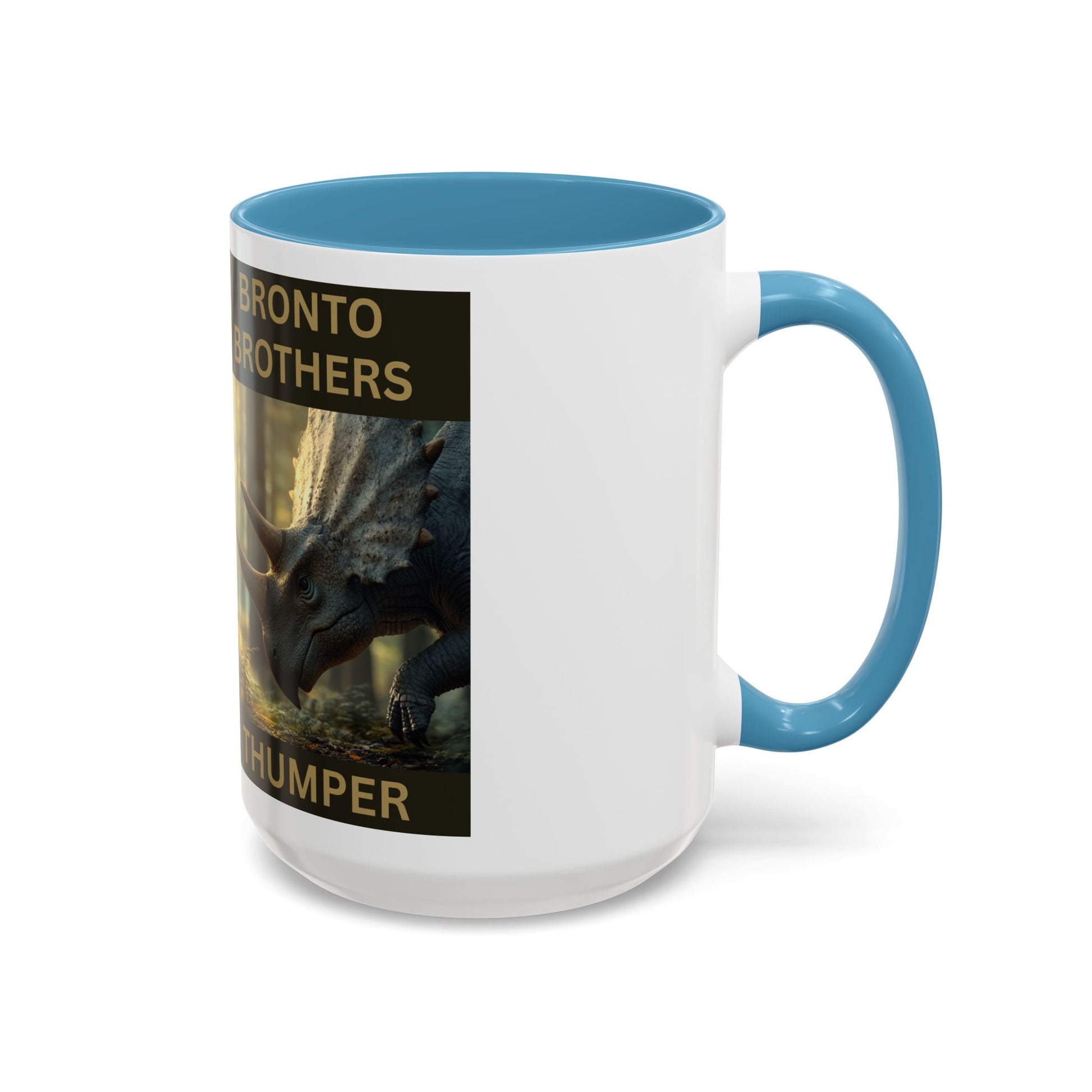 Thumper the Drummer Bronto Brothers Collector Dinosaur Mug
