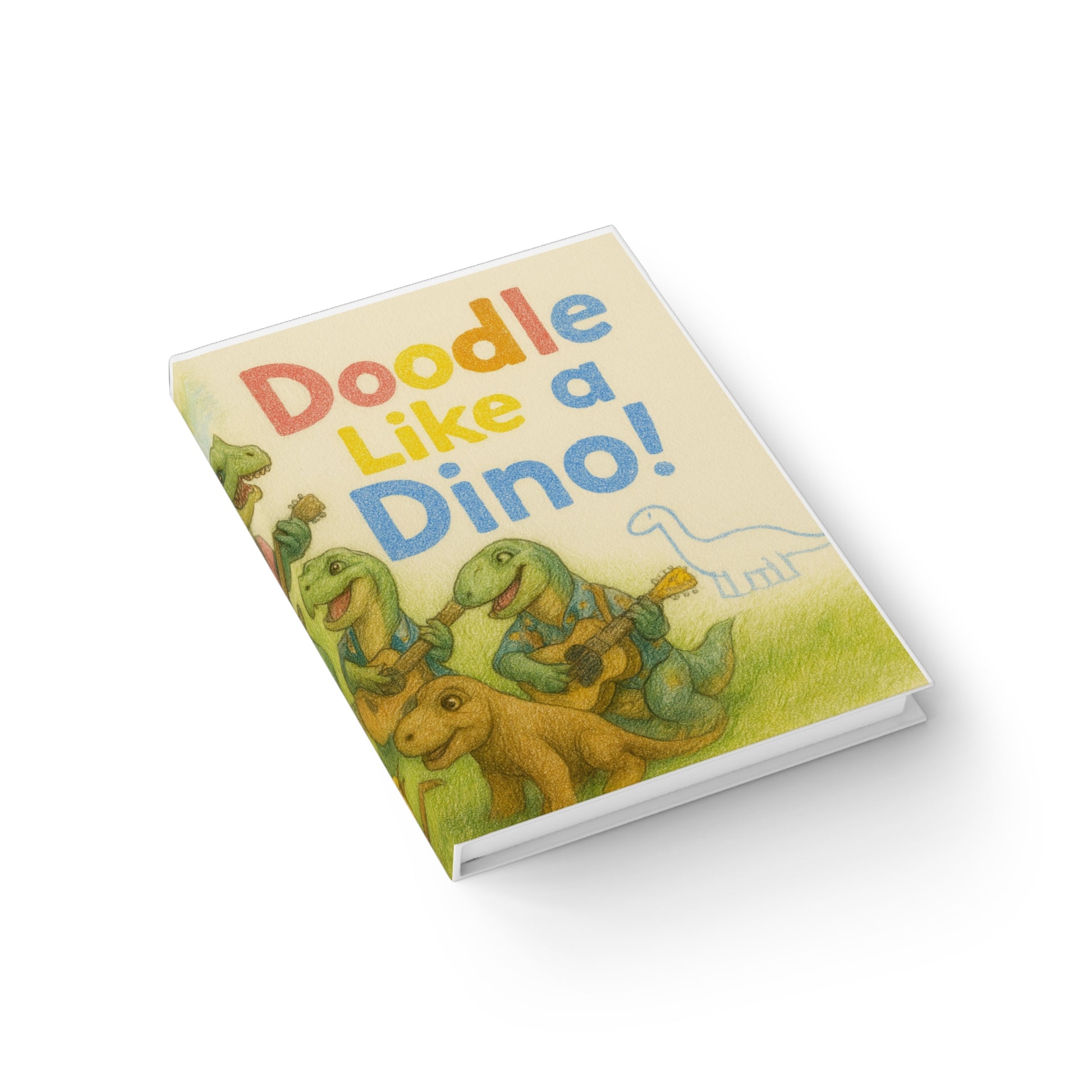 Dinosaur Doodle Journal for Kids, Fun Sketchbook, Creative Writing, Gift for Birthdays, Holidays, Dinosaur Lovers