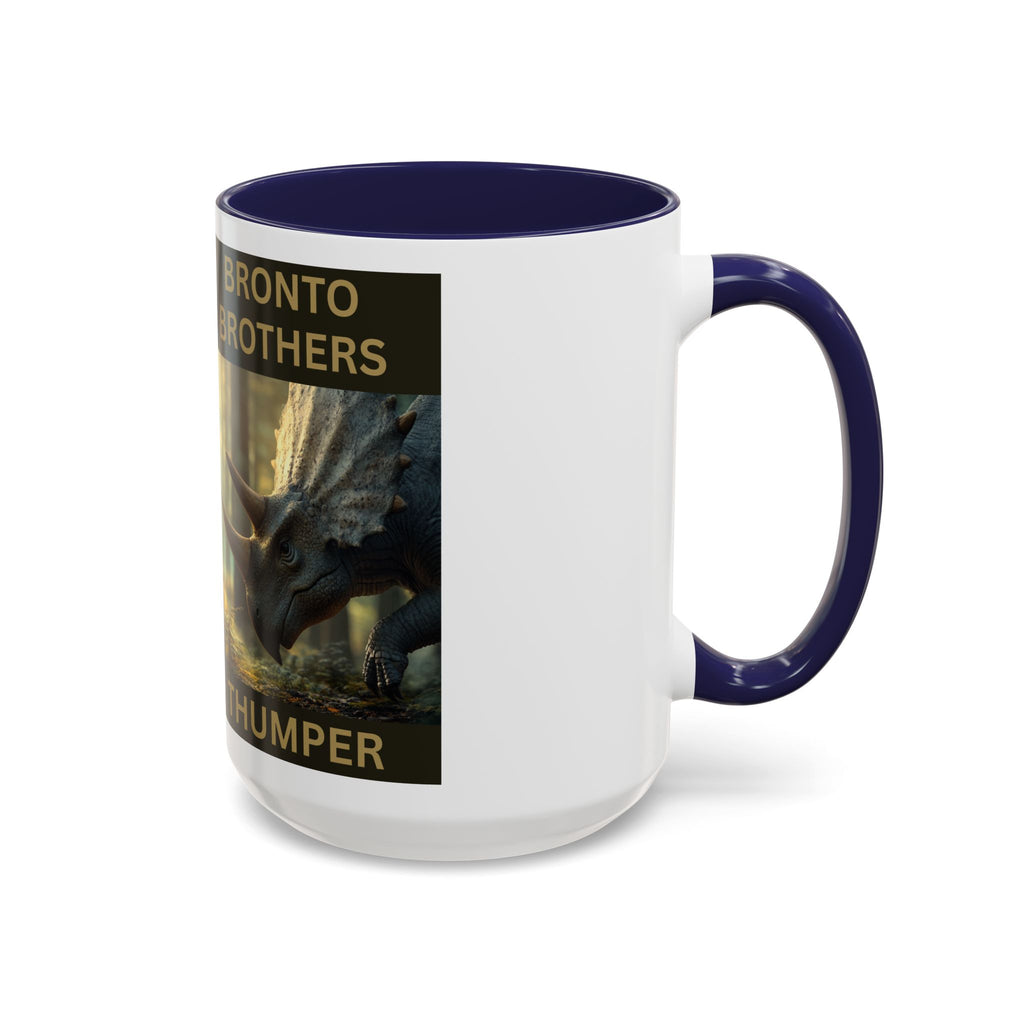 Thumper the Drummer Bronto Brothers Collector Dinosaur Mug