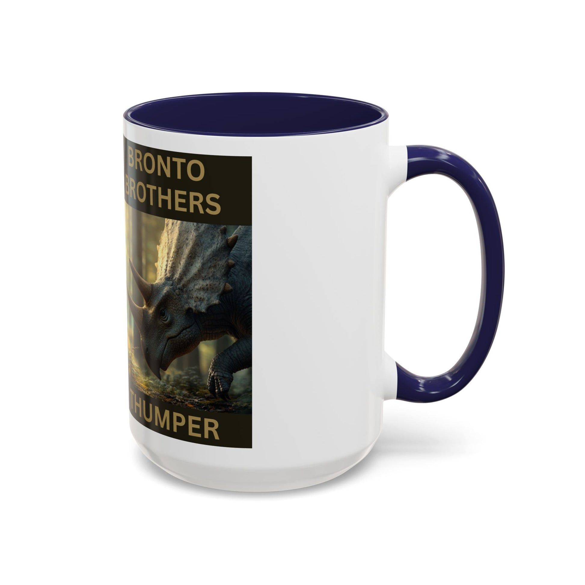 Thumper the Drummer Bronto Brothers Collector Dinosaur Mug