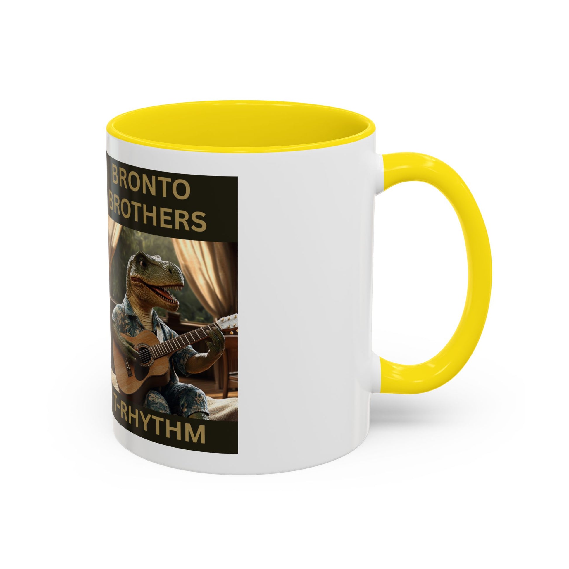 T-Rhythm Collector Dinosaur Coffee Mug - Fun Dino Design for Music Lovers