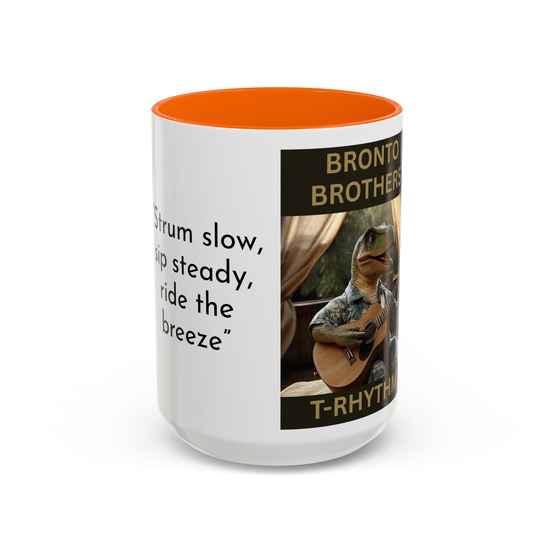 T-Rhythm Collector Dinosaur Coffee Mug - Fun Dino Design for Music Lovers
