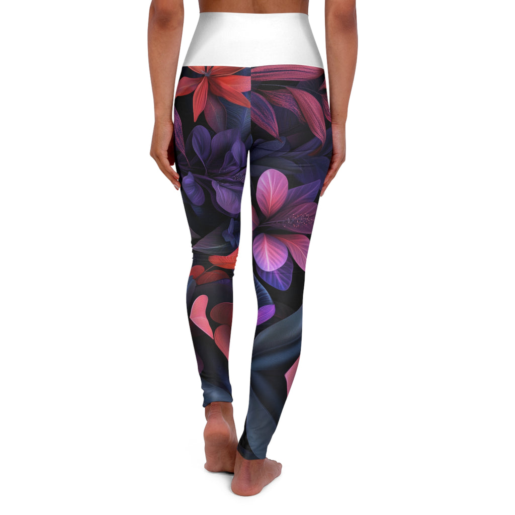 High Waisted Yoga Leggings (AOP)