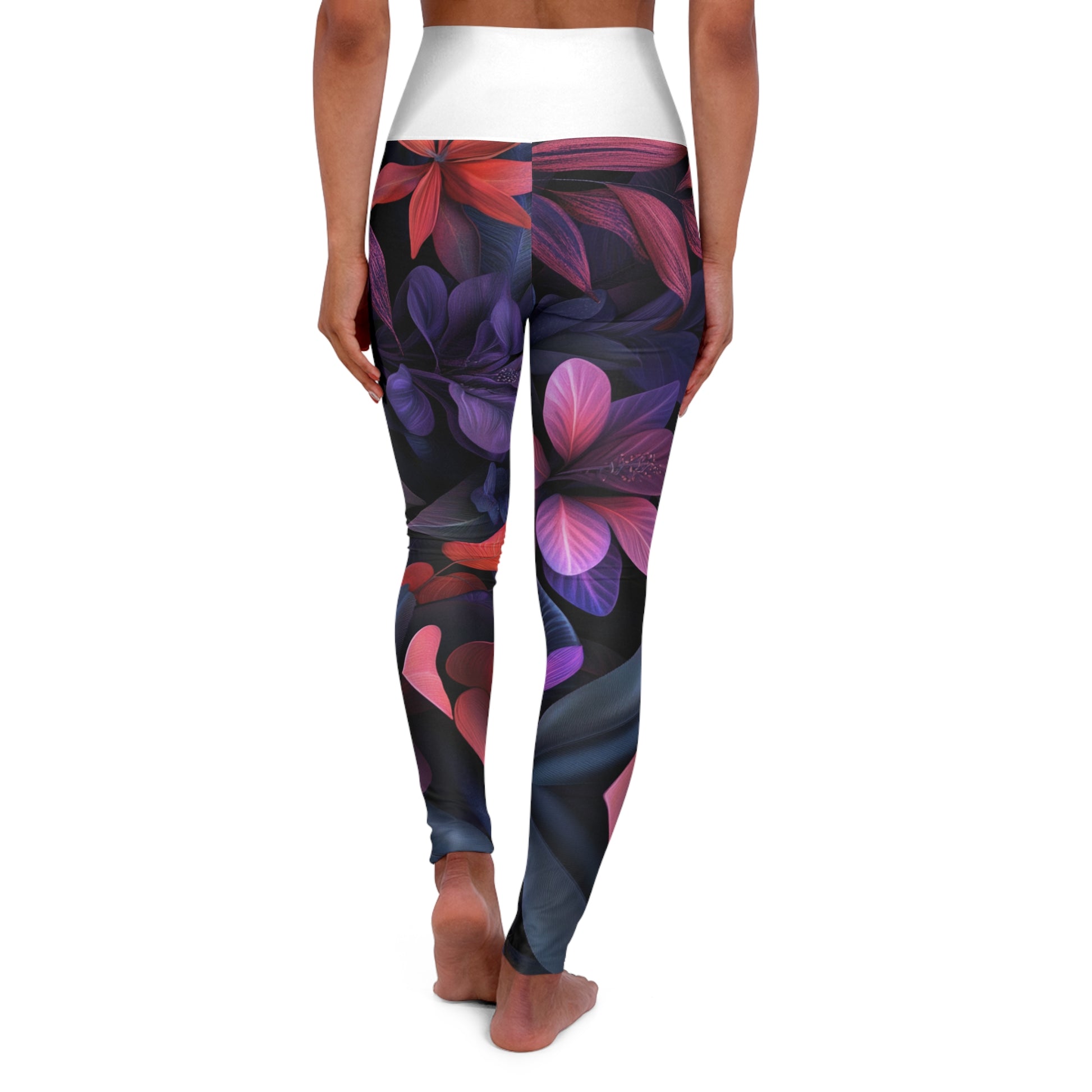 High Waisted Yoga Leggings (AOP)